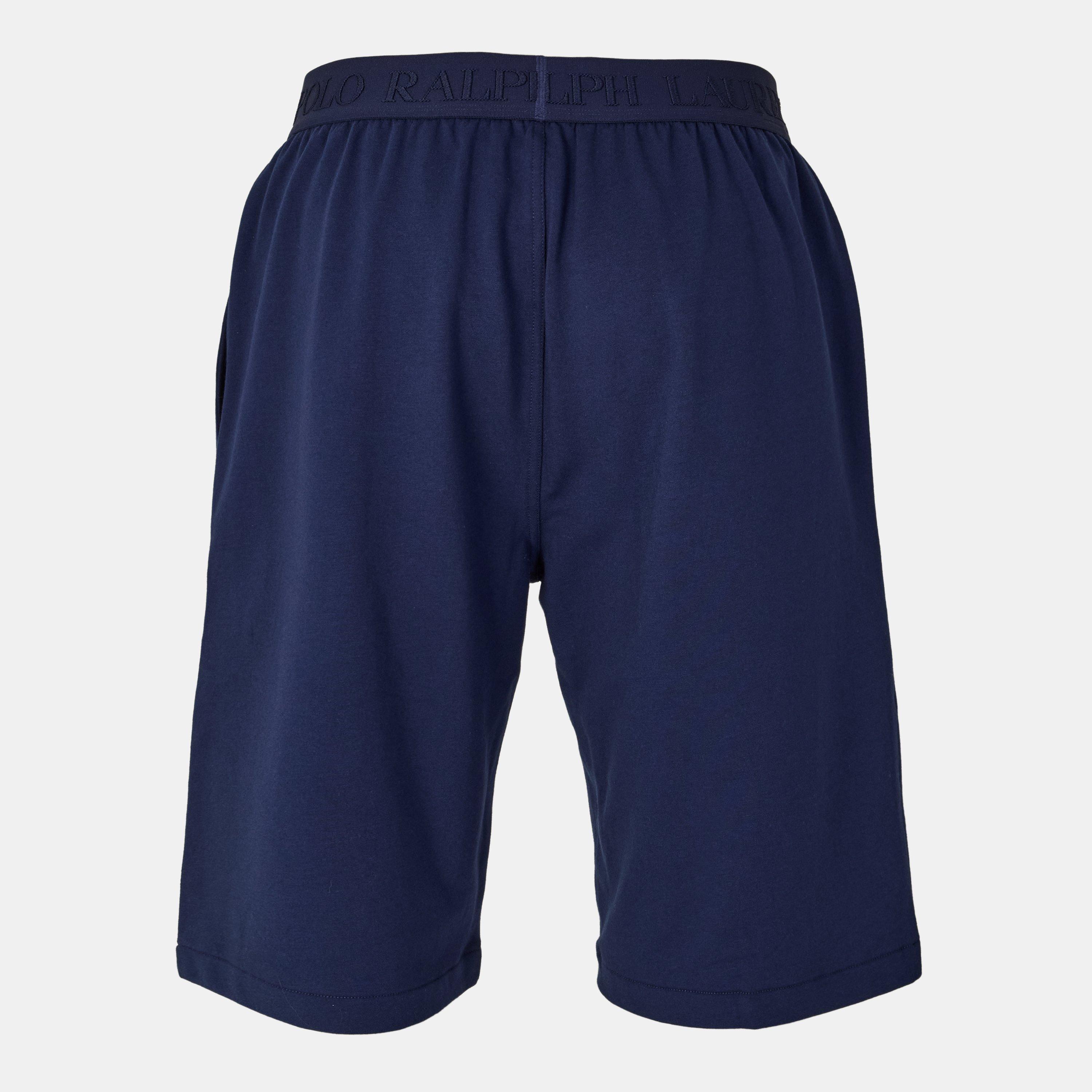 Cruise Navy - Polo Ralph Lauren - Men's Tonal Taped Waistband Jersey Jogger Shorts - 2