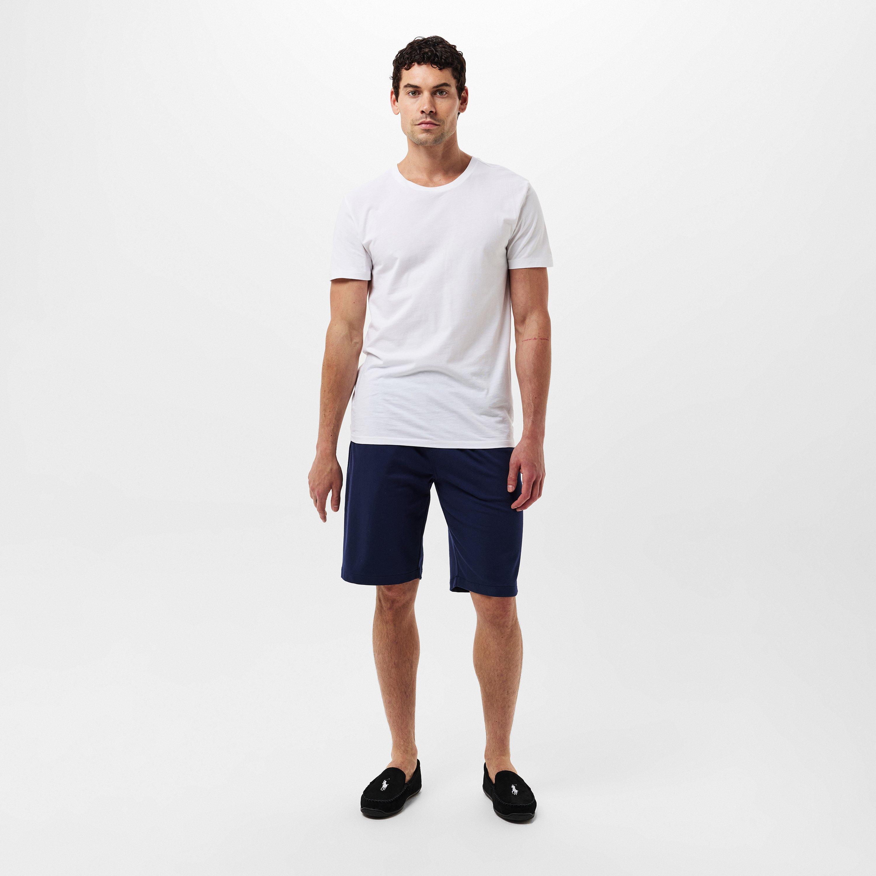Cruise Navy - Polo Ralph Lauren - Men's Tonal Taped Waistband Jersey Jogger Shorts - 6