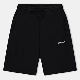 Off White Kids Fleece Shorts