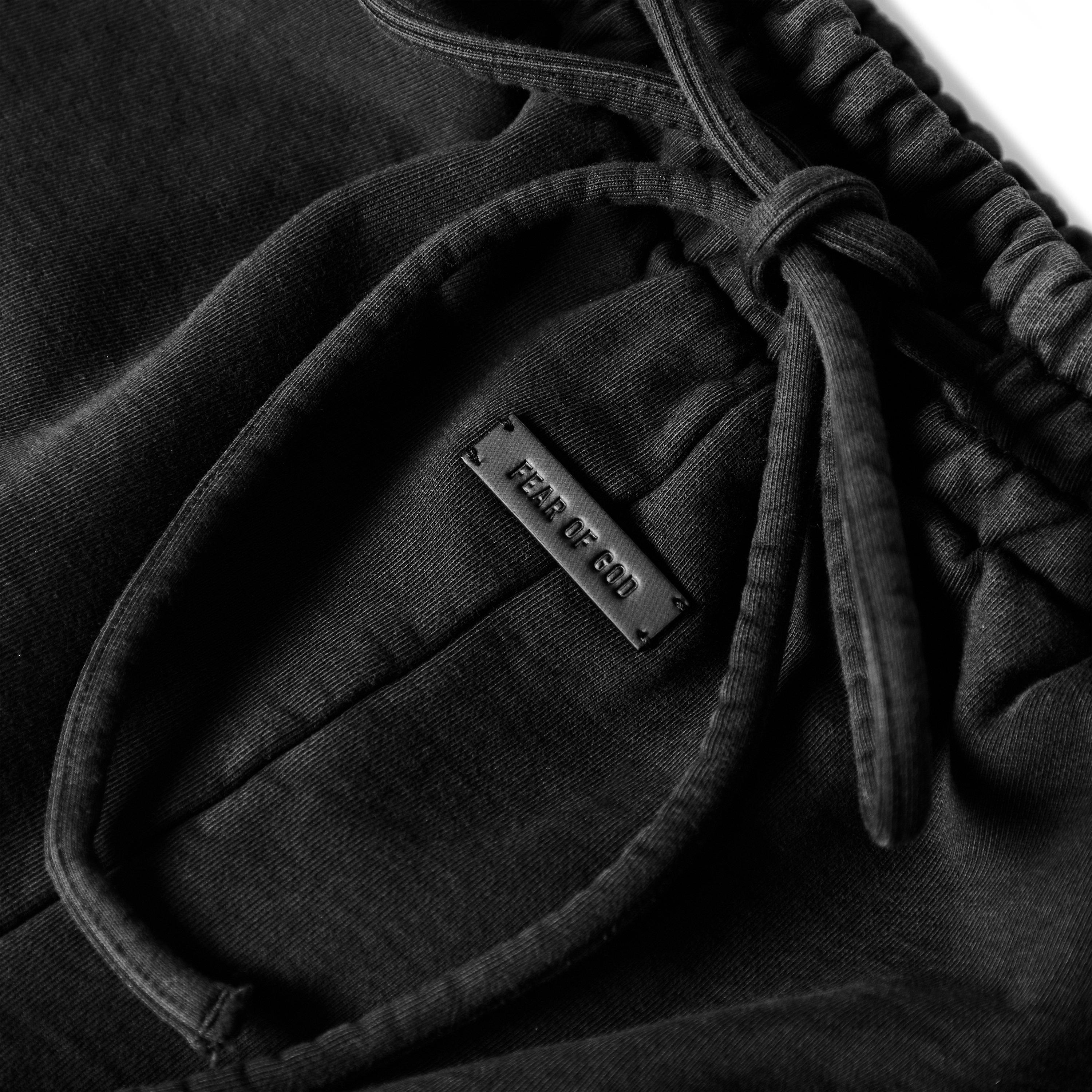 Faded Black - Fear Of God - Men's Fleece Jogger Shorts - 3