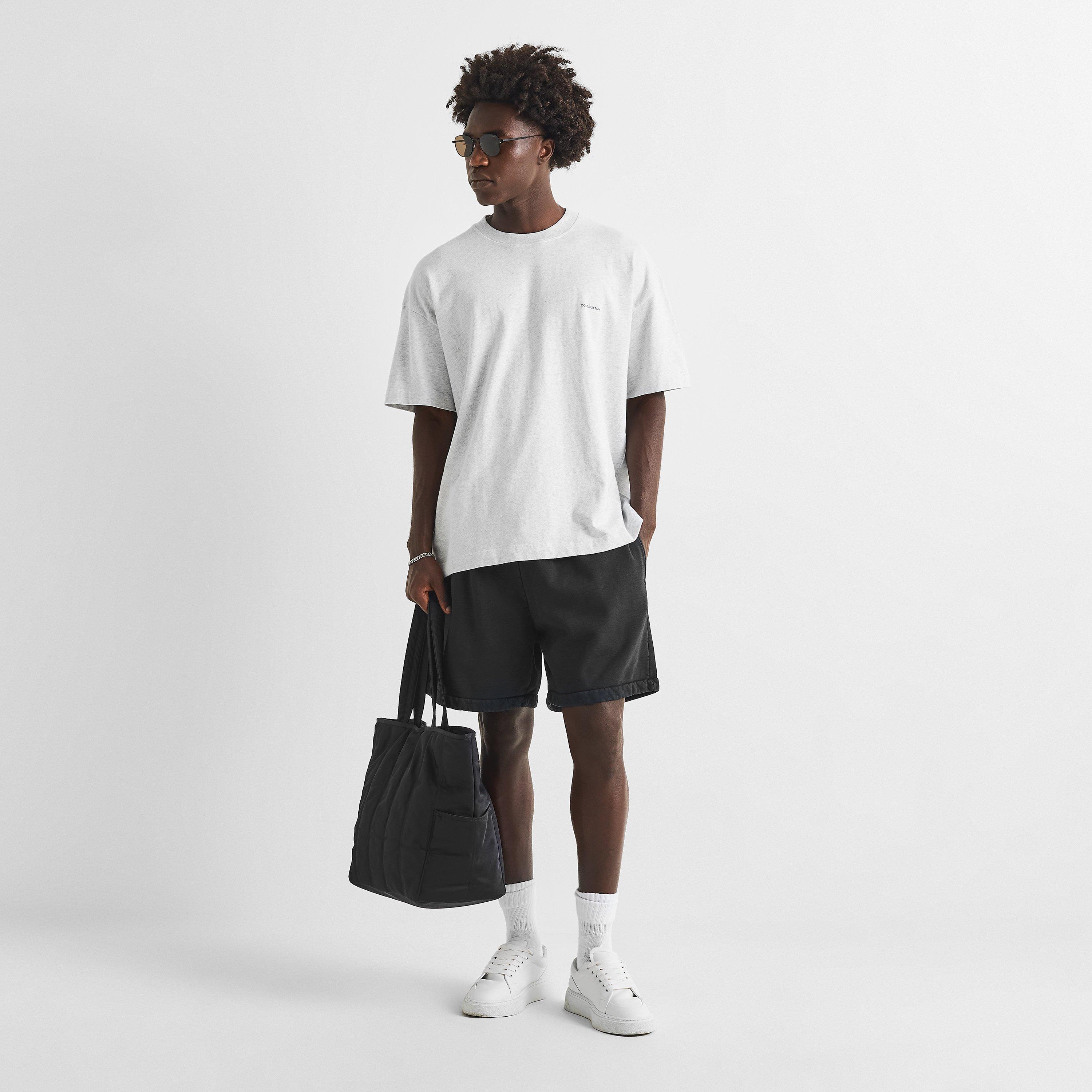 Faded Black - Fear Of God - Men's Fleece Jogger Shorts - 6