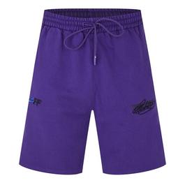 Off White Men's Embroidered Skate Sweatshorts