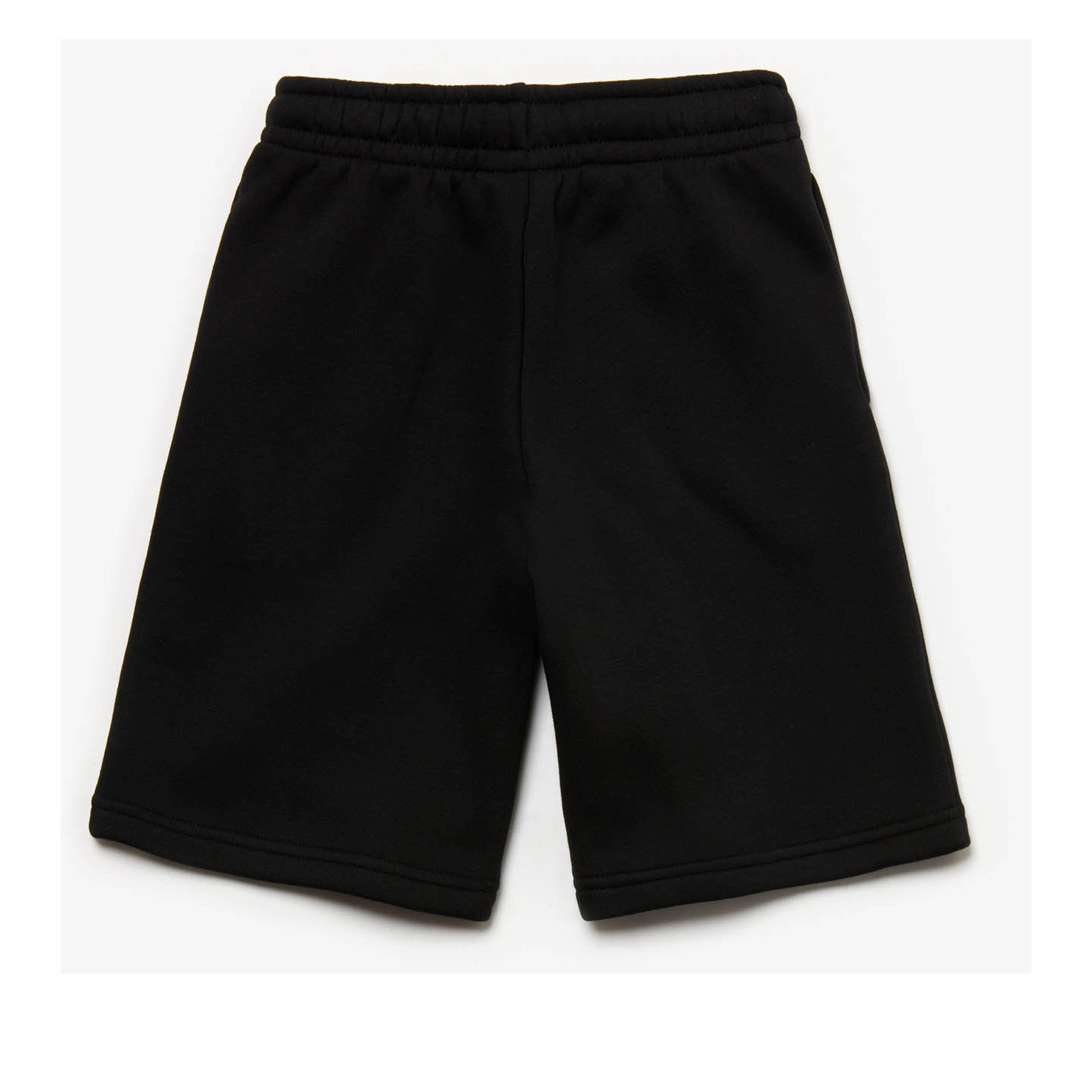 Black 09 - Lacoste - Boys' Fleece Jogger Shorts - 5