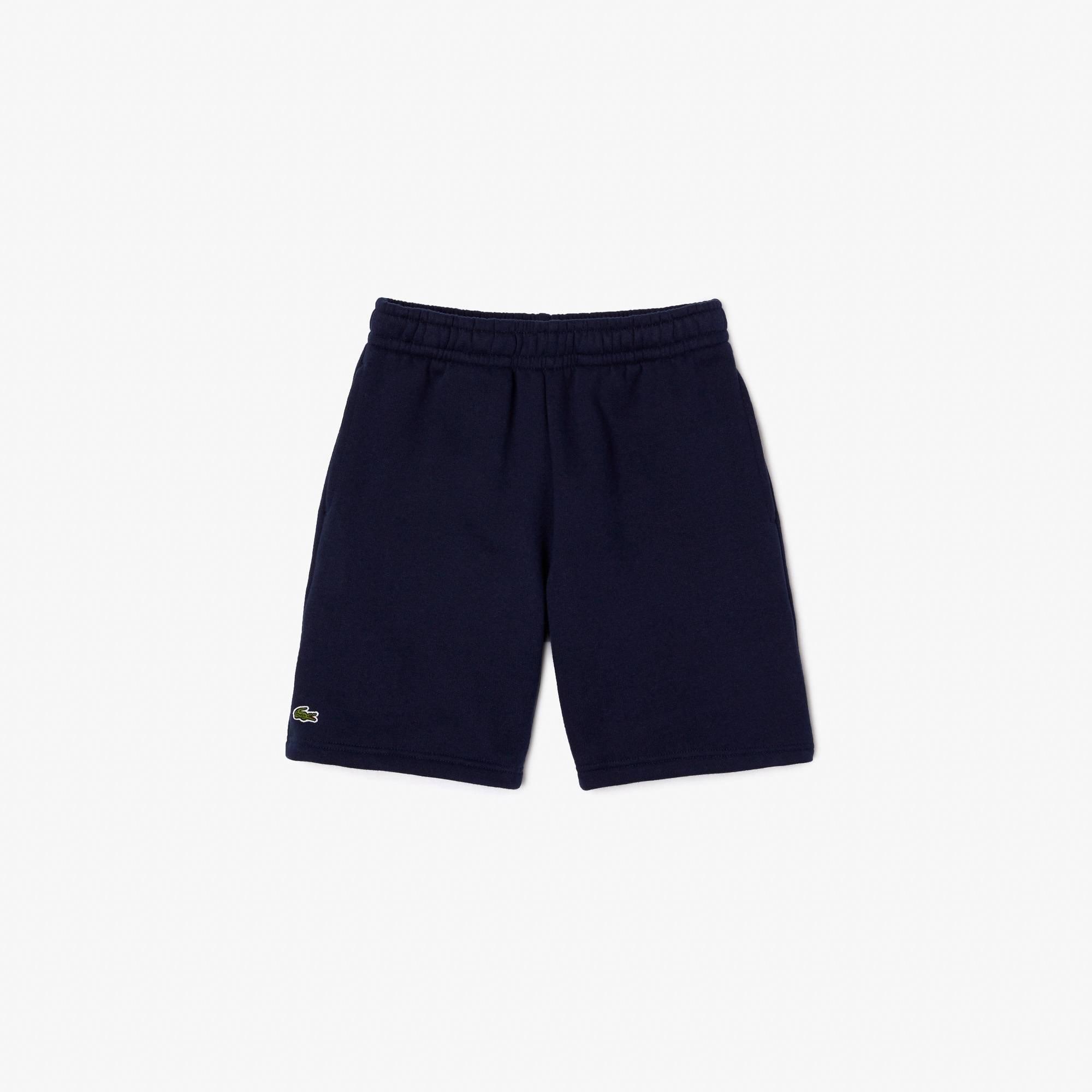 Lacoste Boys' Fleece Jogger Shorts - Navy 09 - Size 8Y