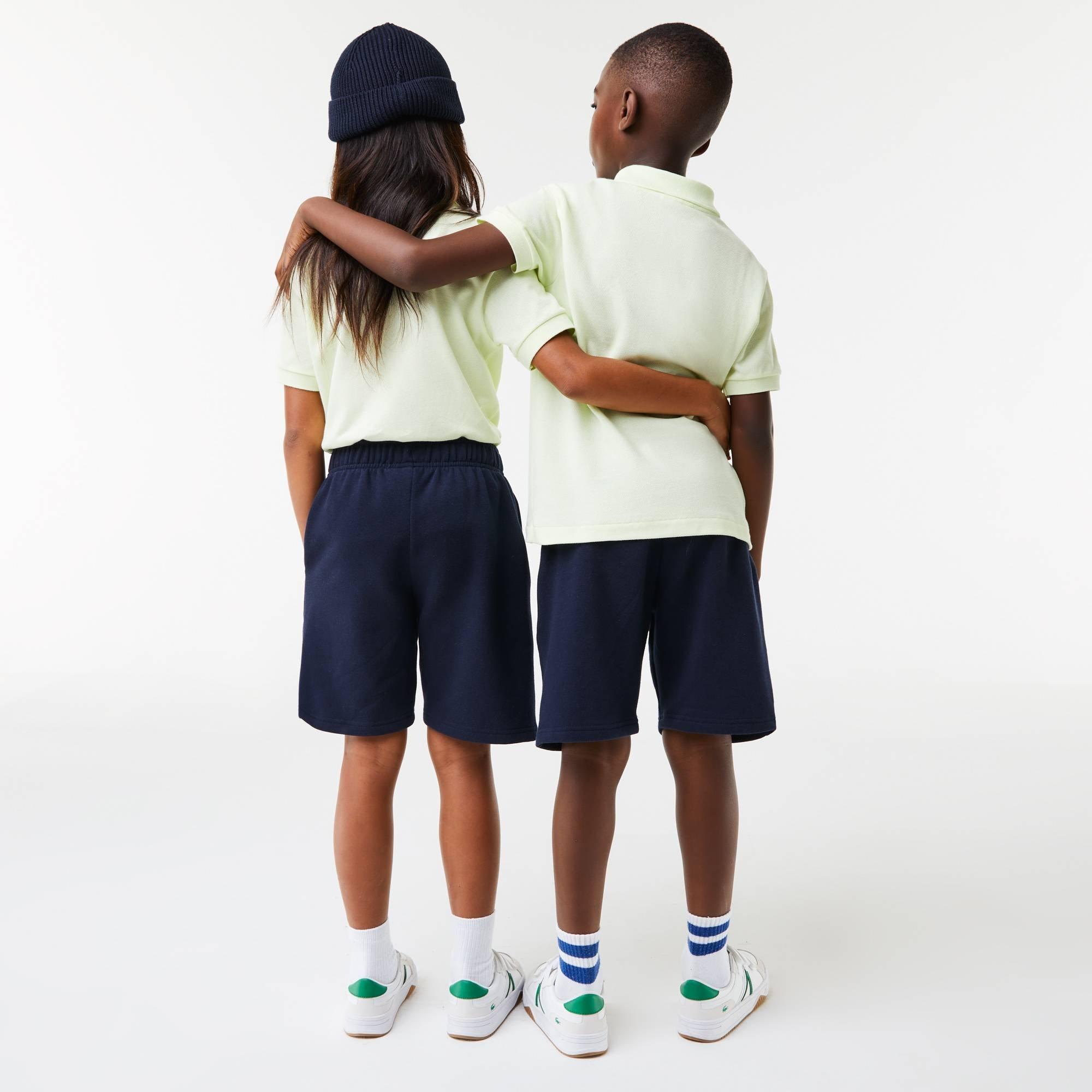 Azul Marinho - Lacoste - Fleece Jogger Shorts - 3