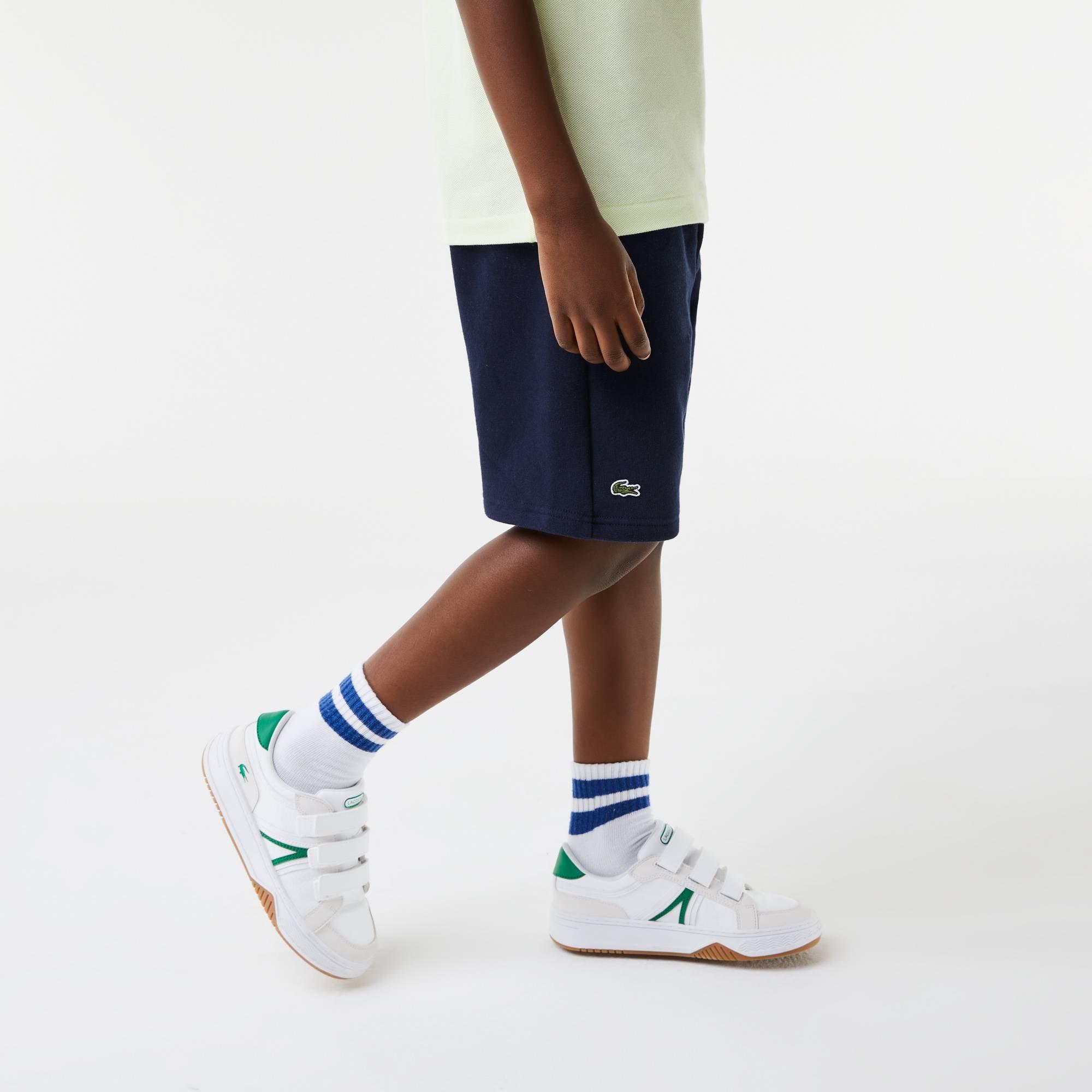 Azul Marinho - Lacoste - Fleece Jogger Shorts - 4