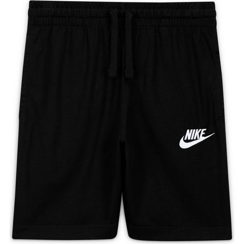 Blk/Wht/Wht - Nike - Sportswear Junior Boys Jersey Shorts - 1