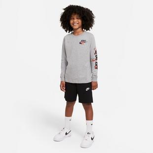 Blk/Wht/Wht - Nike - Sportswear Junior Boys Jersey Shorts - 8