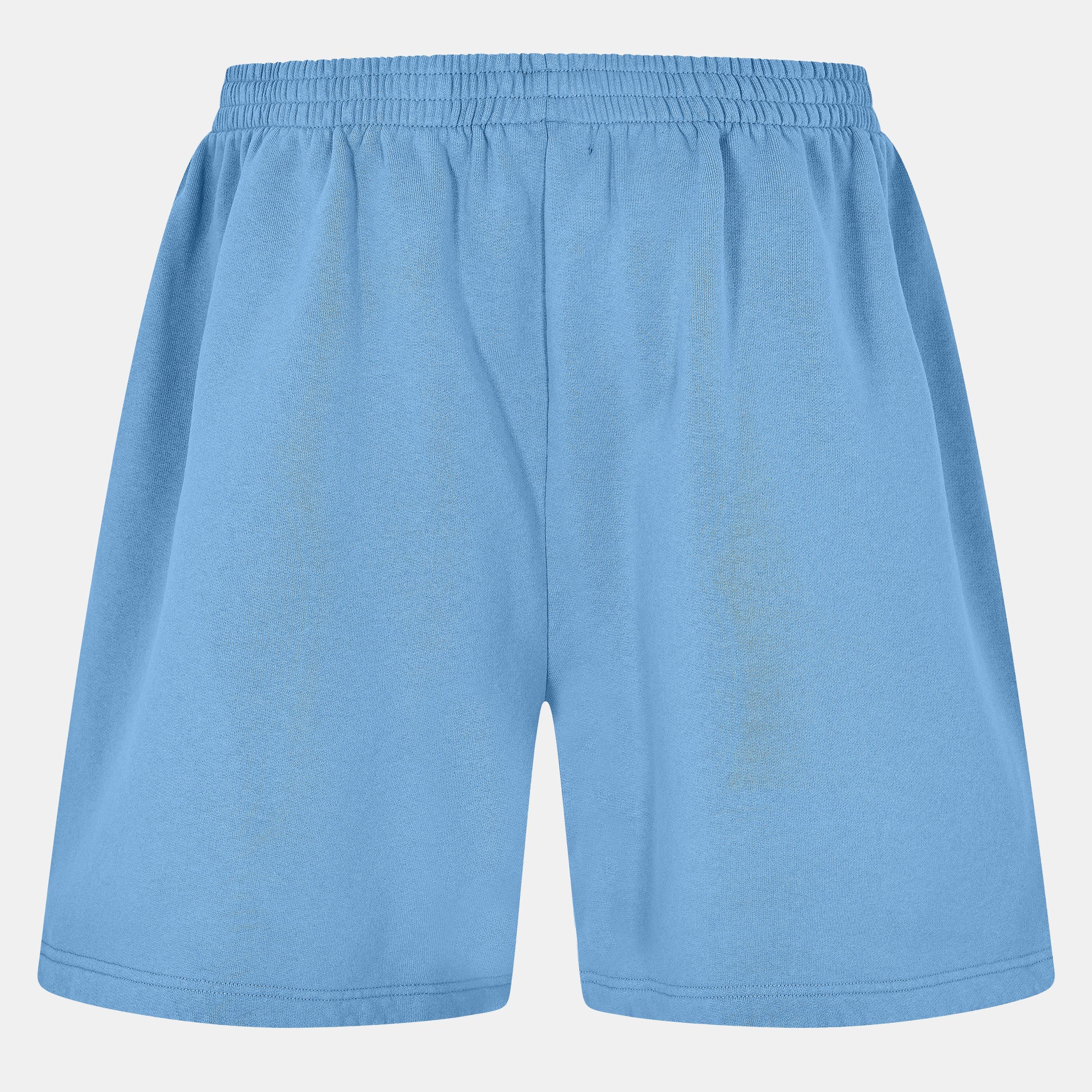 Grey Blue - Balenciaga - Men's Fleece Jogger Shorts - 2