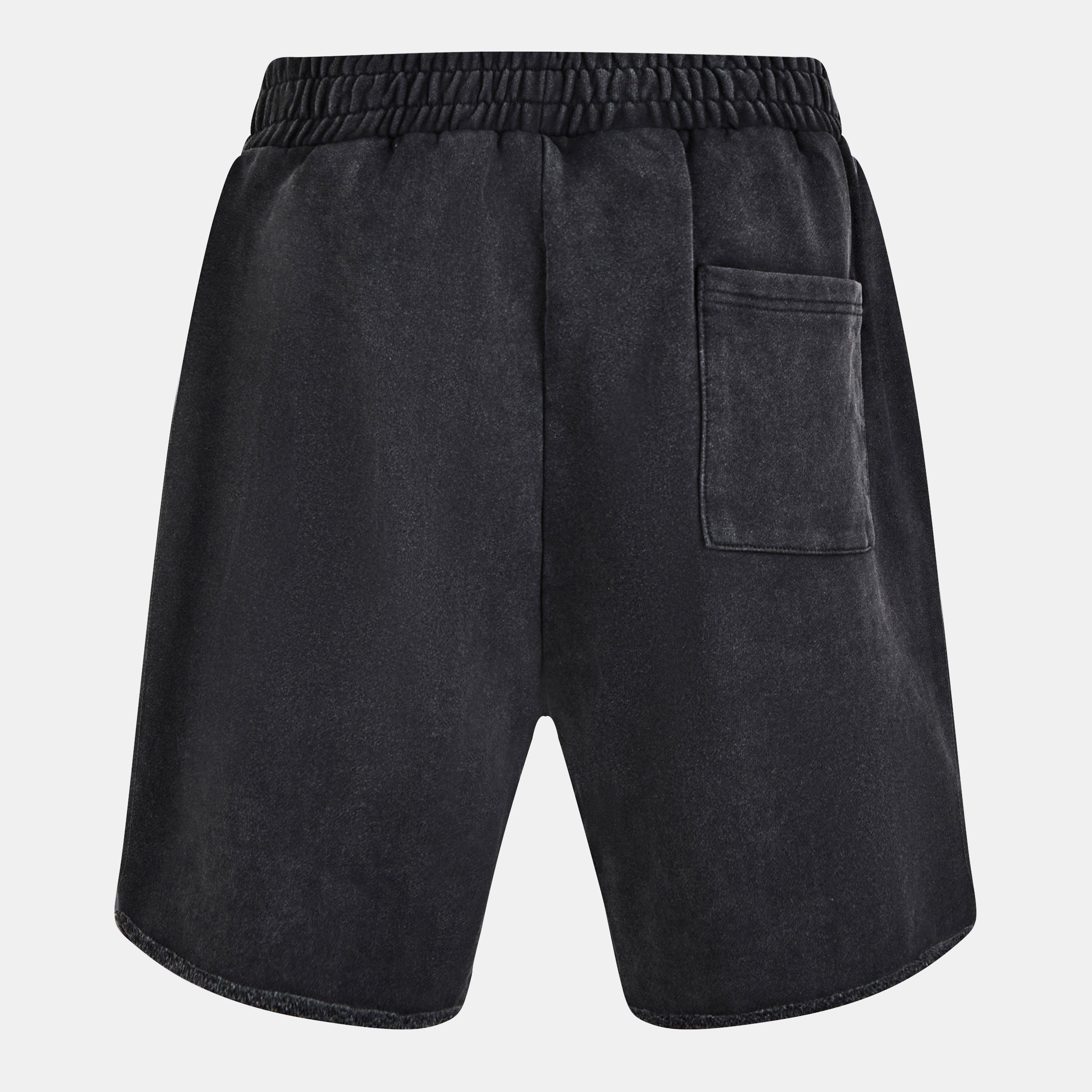 Black - God Made - Men's GM Logo Fleece Jogger Shorts - 2