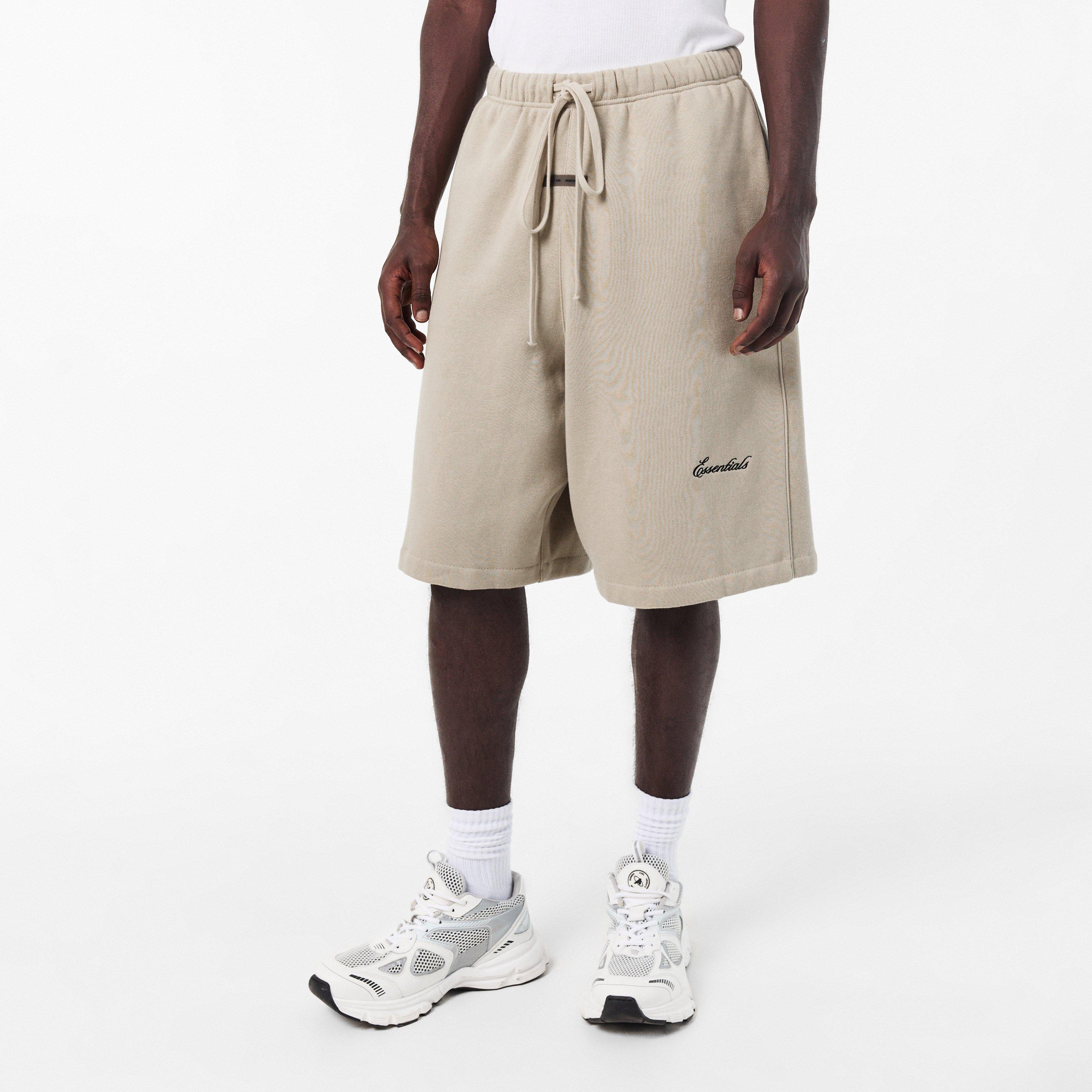 Abbey Stone - Fear Of God Essentials - Men's Fleece Jogger Shorts - 3