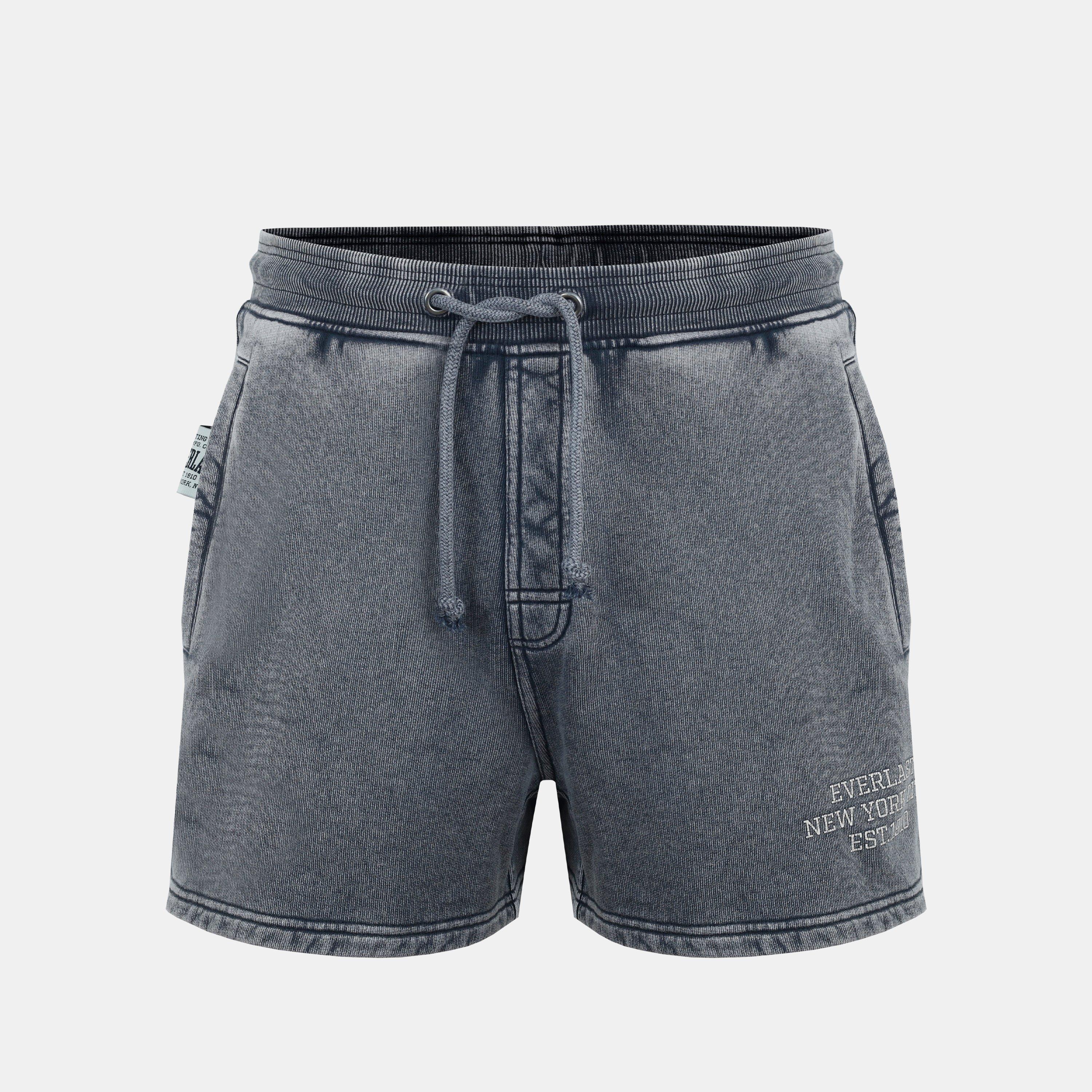 Washed Grey - Everlast - Men's NYC Fleece Jogger Shorts - 1