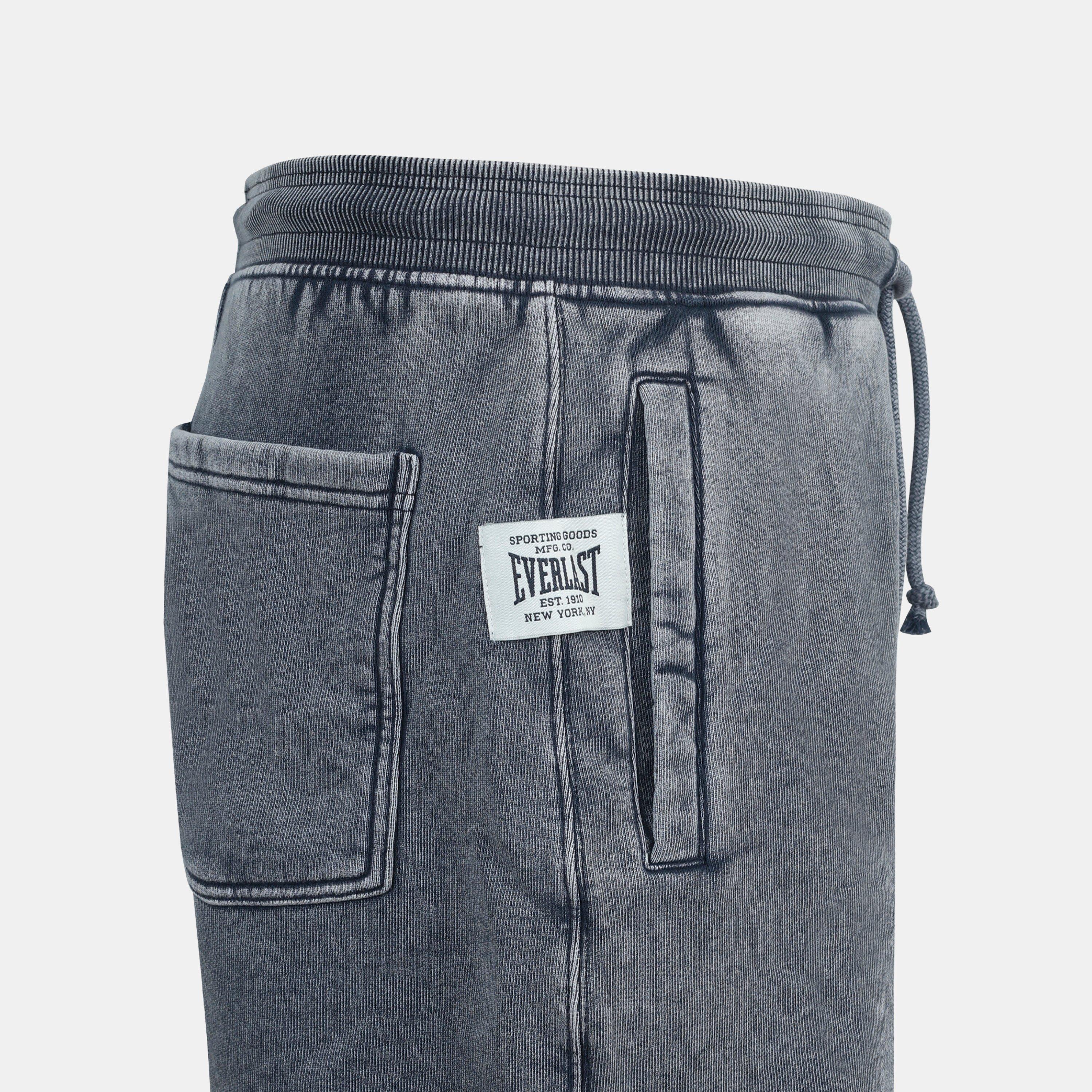Washed Grey - Everlast - NYC Fleece Jogger Shorts - 5