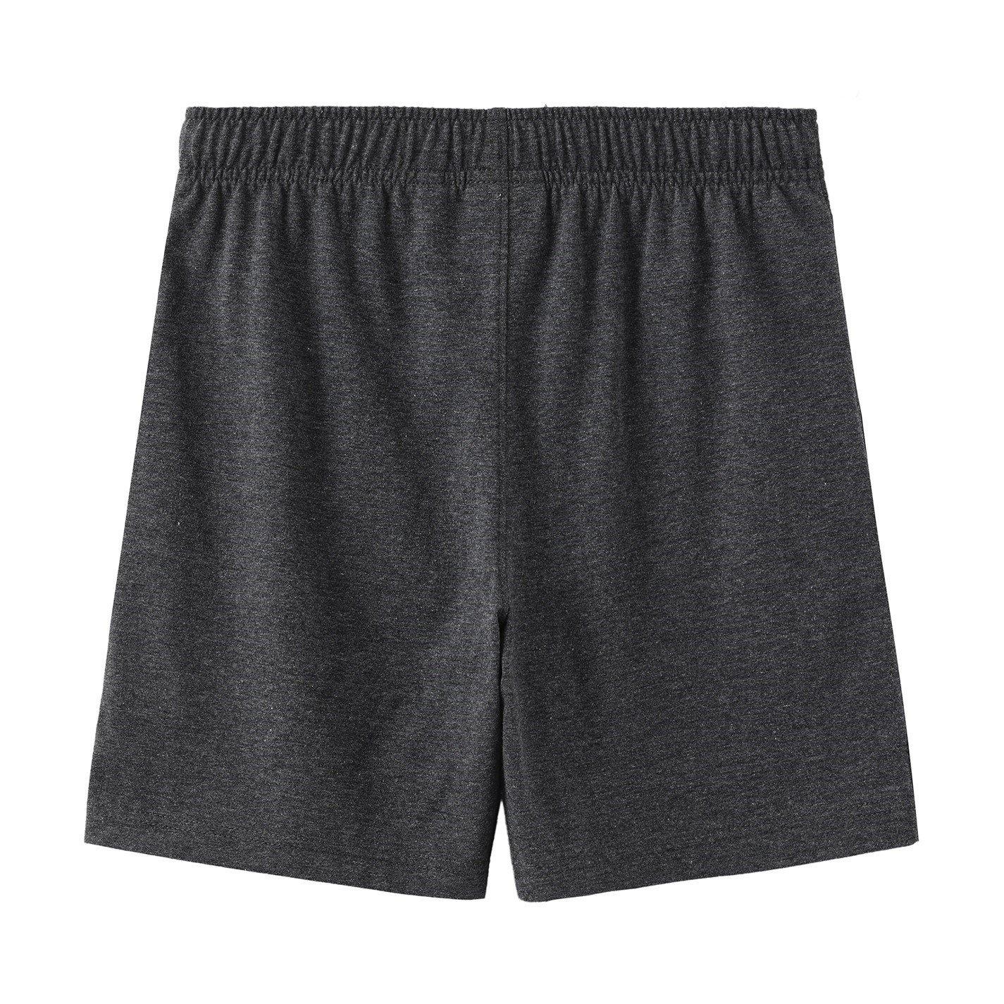 Slazenger Boys Jersey Shorts Junior - Charcoal Marl - 13 Yrs