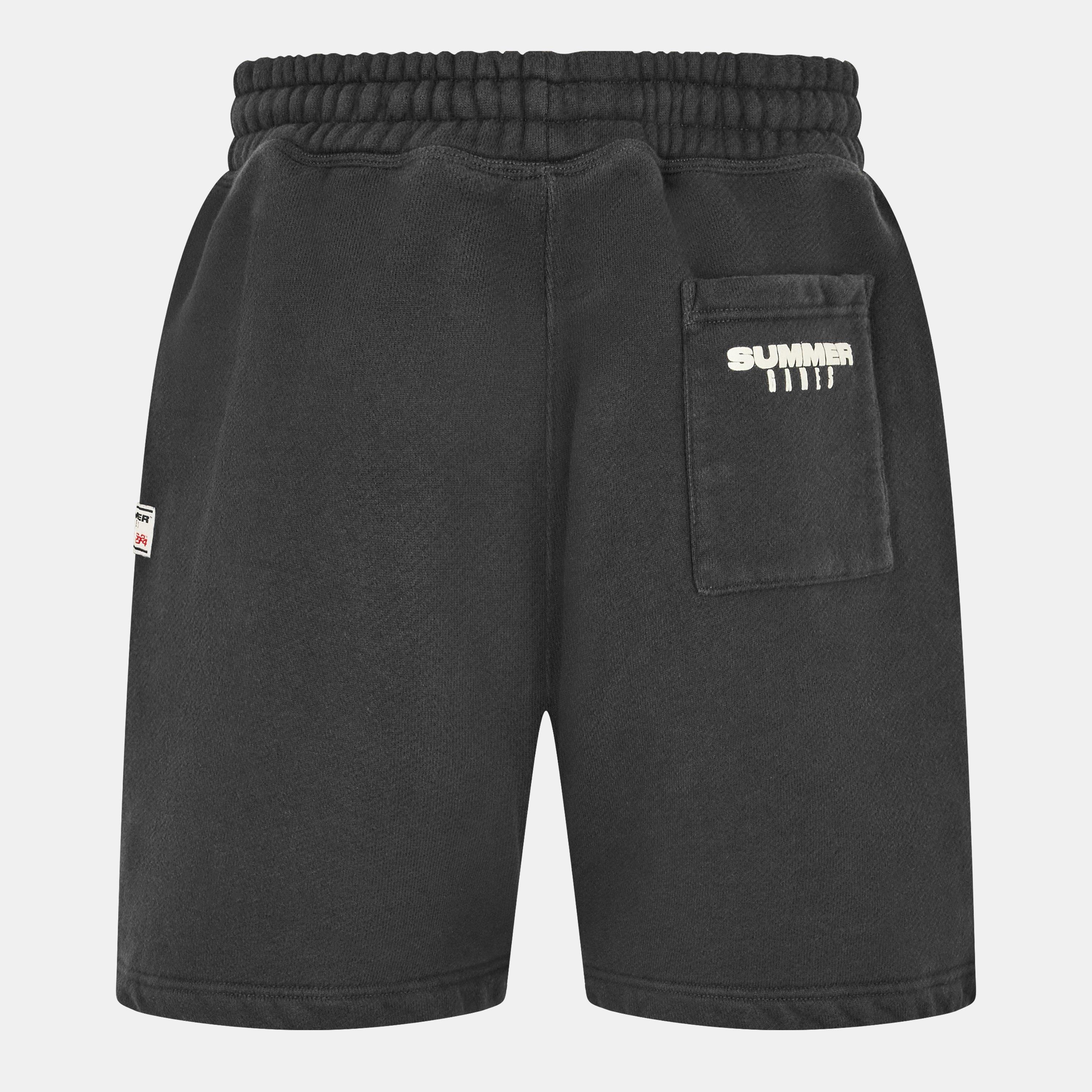 Jet Black - Summer Games - Men's Fleece Jogger Shorts - 2