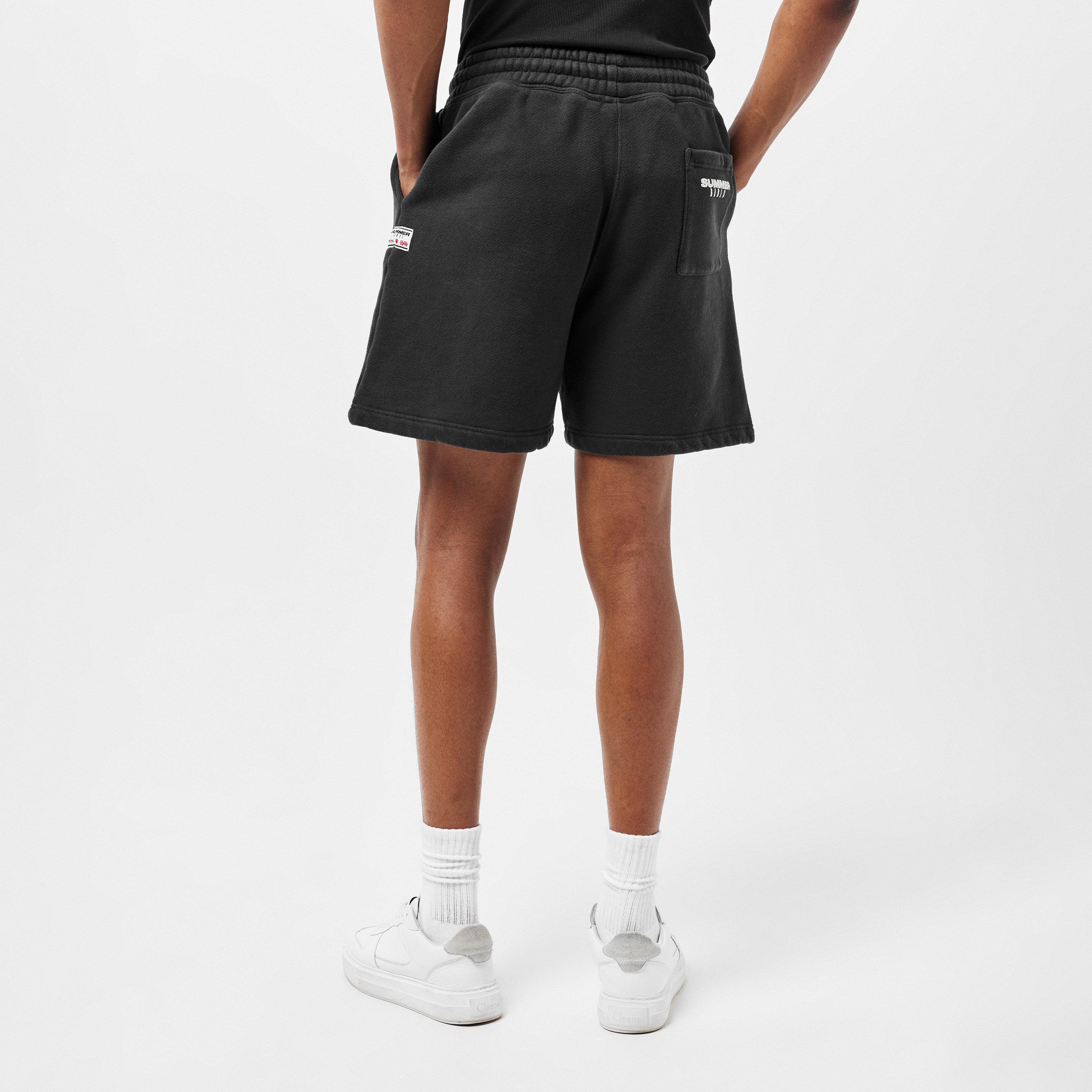 Jet Black - Summer Games - Men's Fleece Jogger Shorts - 4