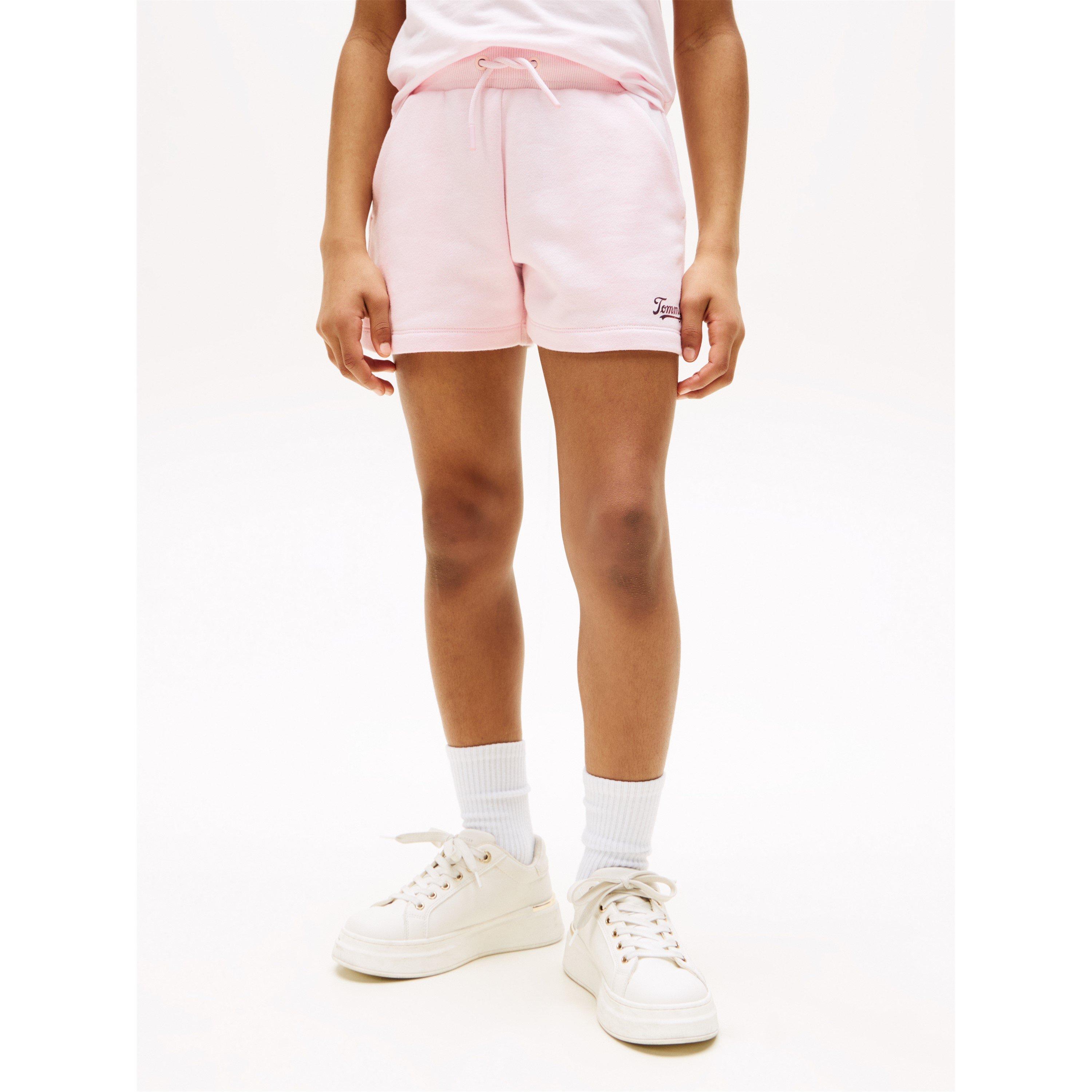 Light Pink TOG - Tommy Hilfiger - Kids' Fleece Jogger Shorts - 3