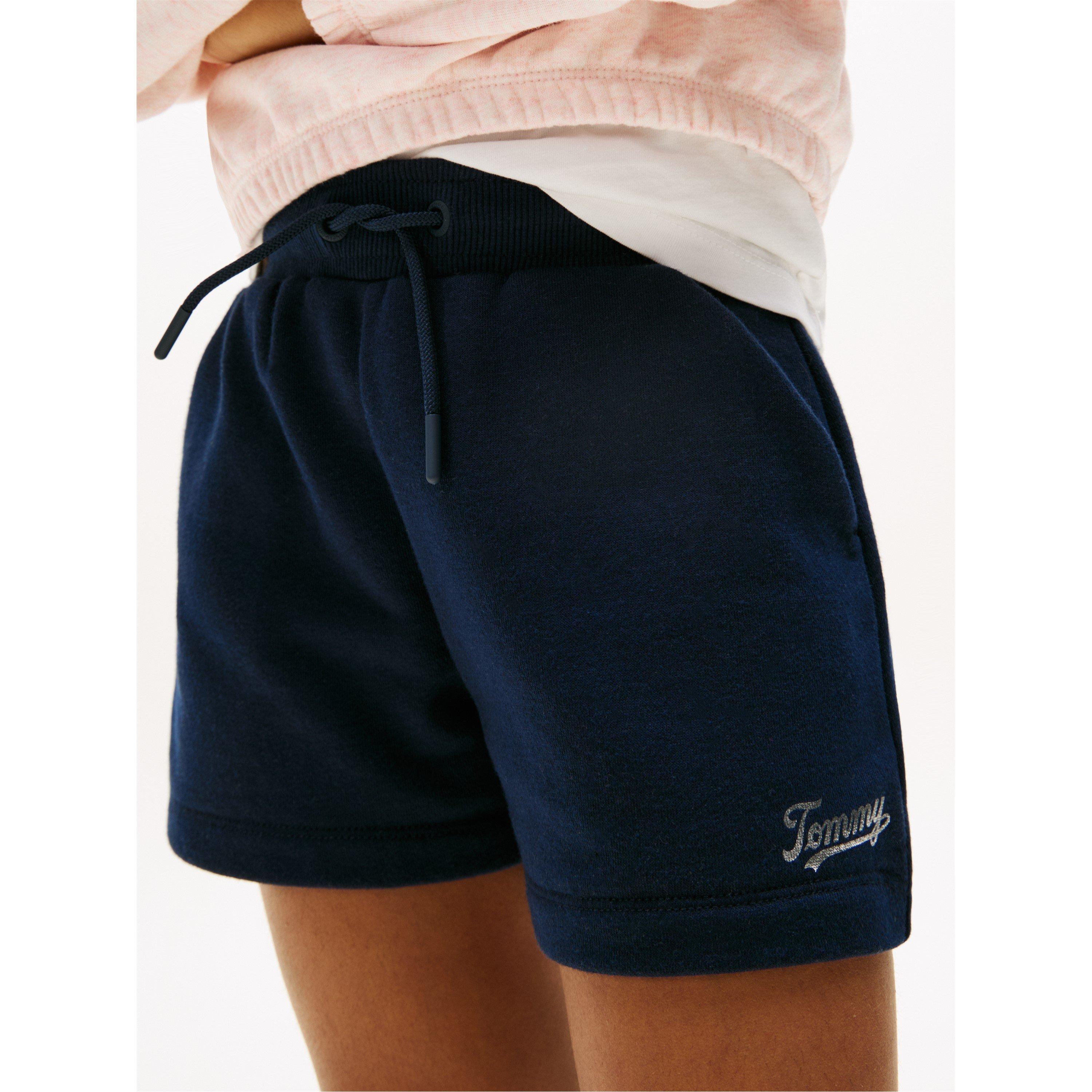 Night Navy C1G - Tommy Hilfiger - Kids' Fleece Jogger Shorts - 2