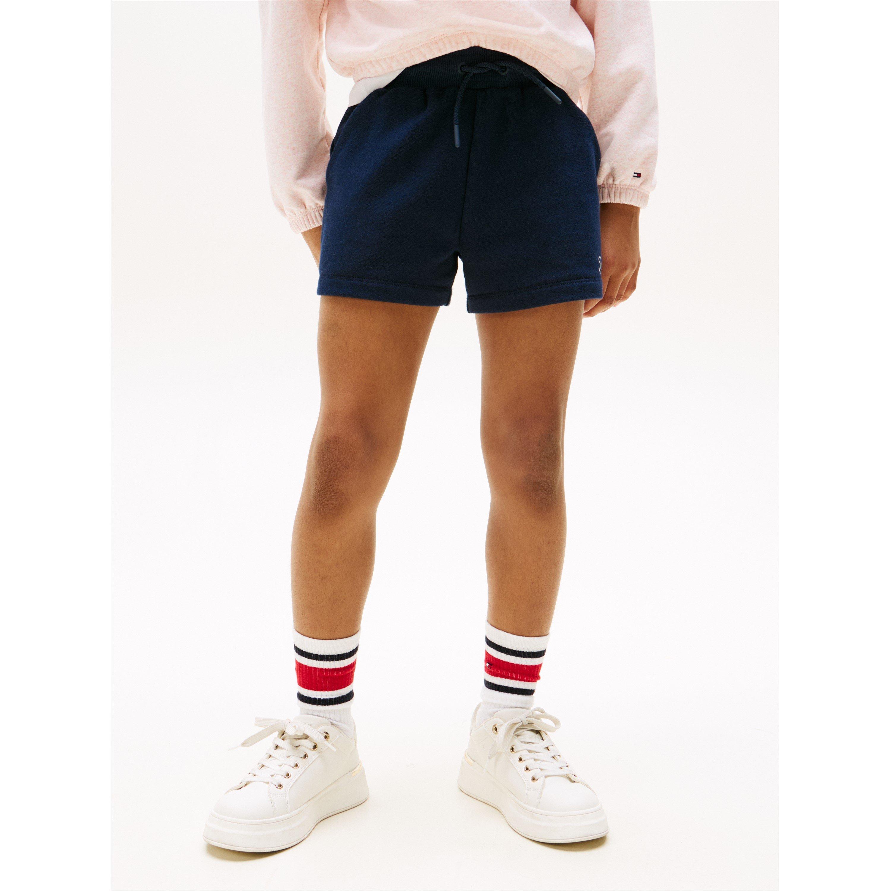 Night Navy C1G - Tommy Hilfiger - Kids' Fleece Jogger Shorts - 4
