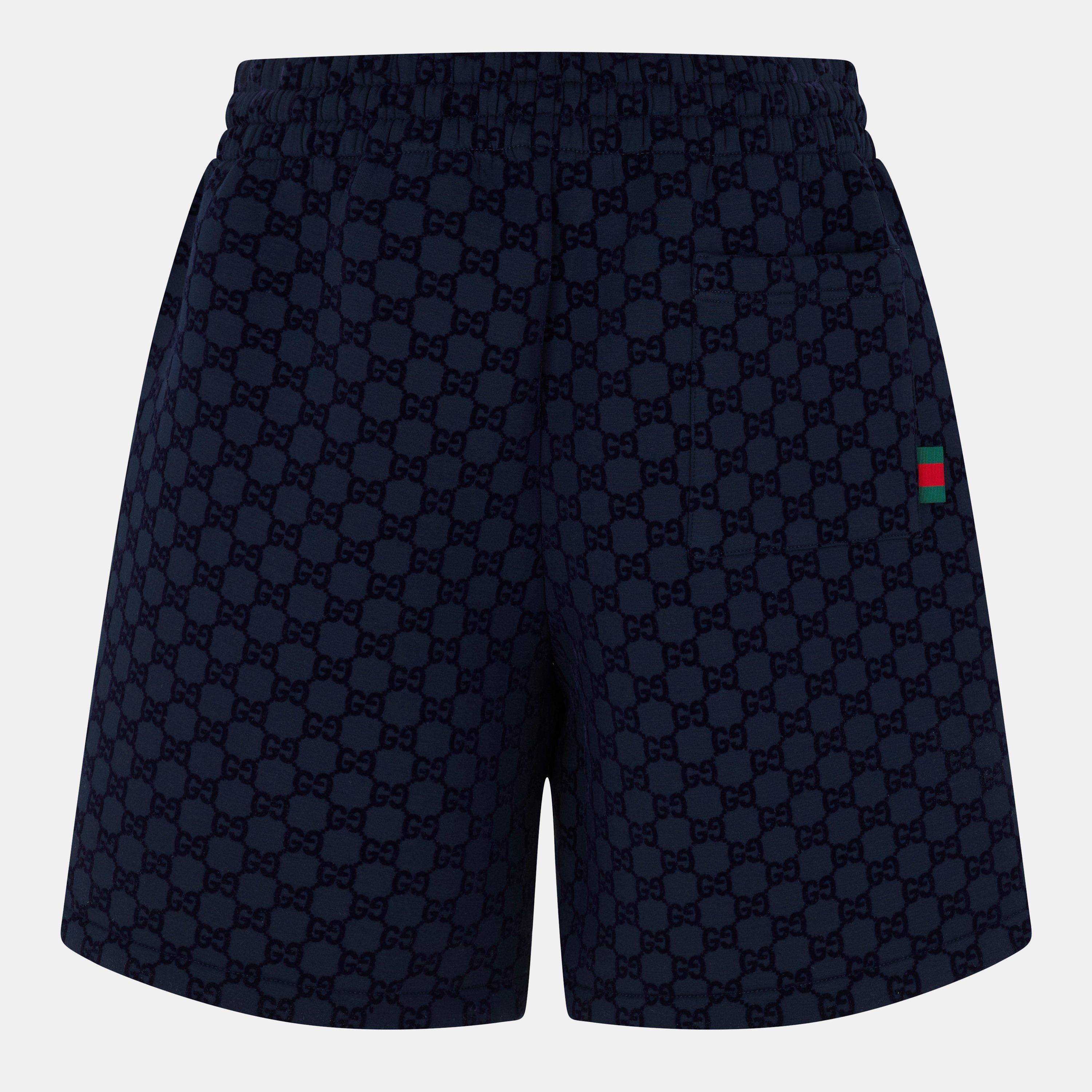 Navy - Gucci - Men's Jersey Shorts, Casual Fabric - 2