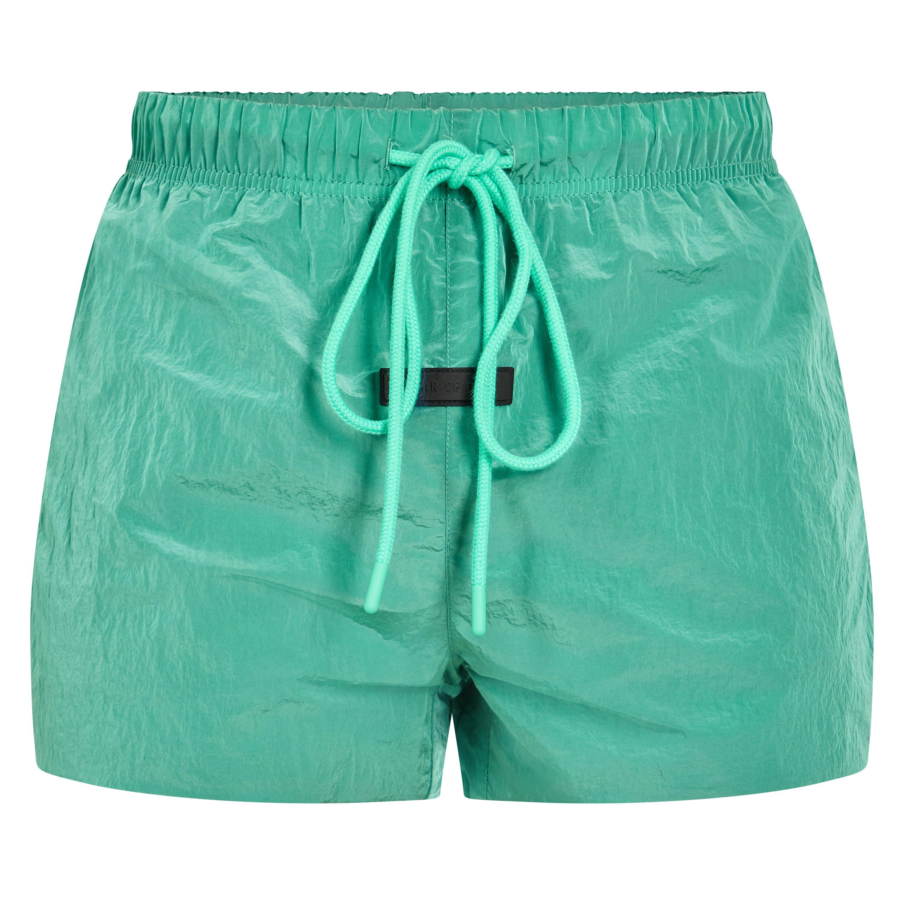 Fear Of God Essentials  Adults Fleece Jogger Shorts - Mint Leaf - 2X Small