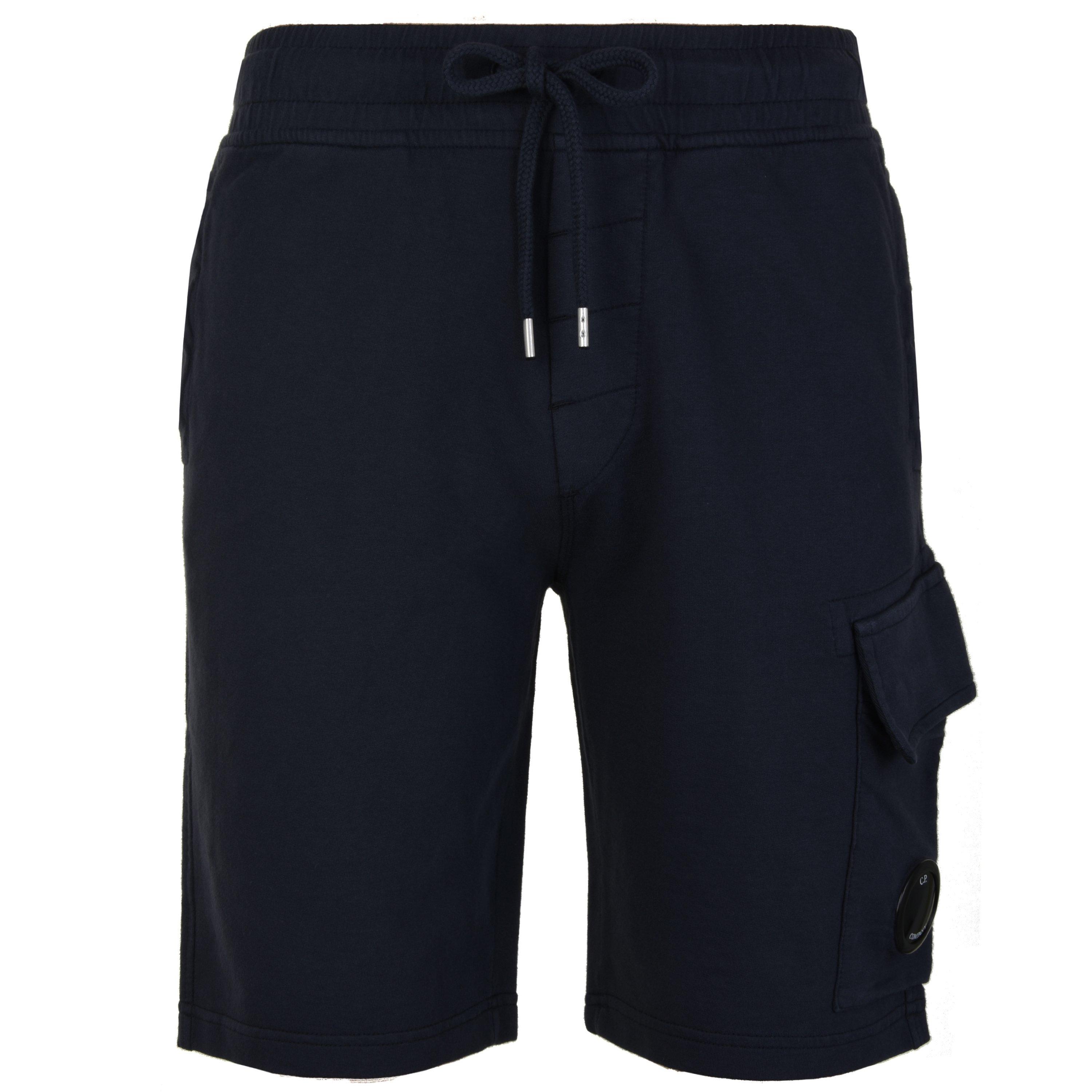 CP Company | Men's Micro Lens Fleece Jogger Shorts | Fleece Shorts