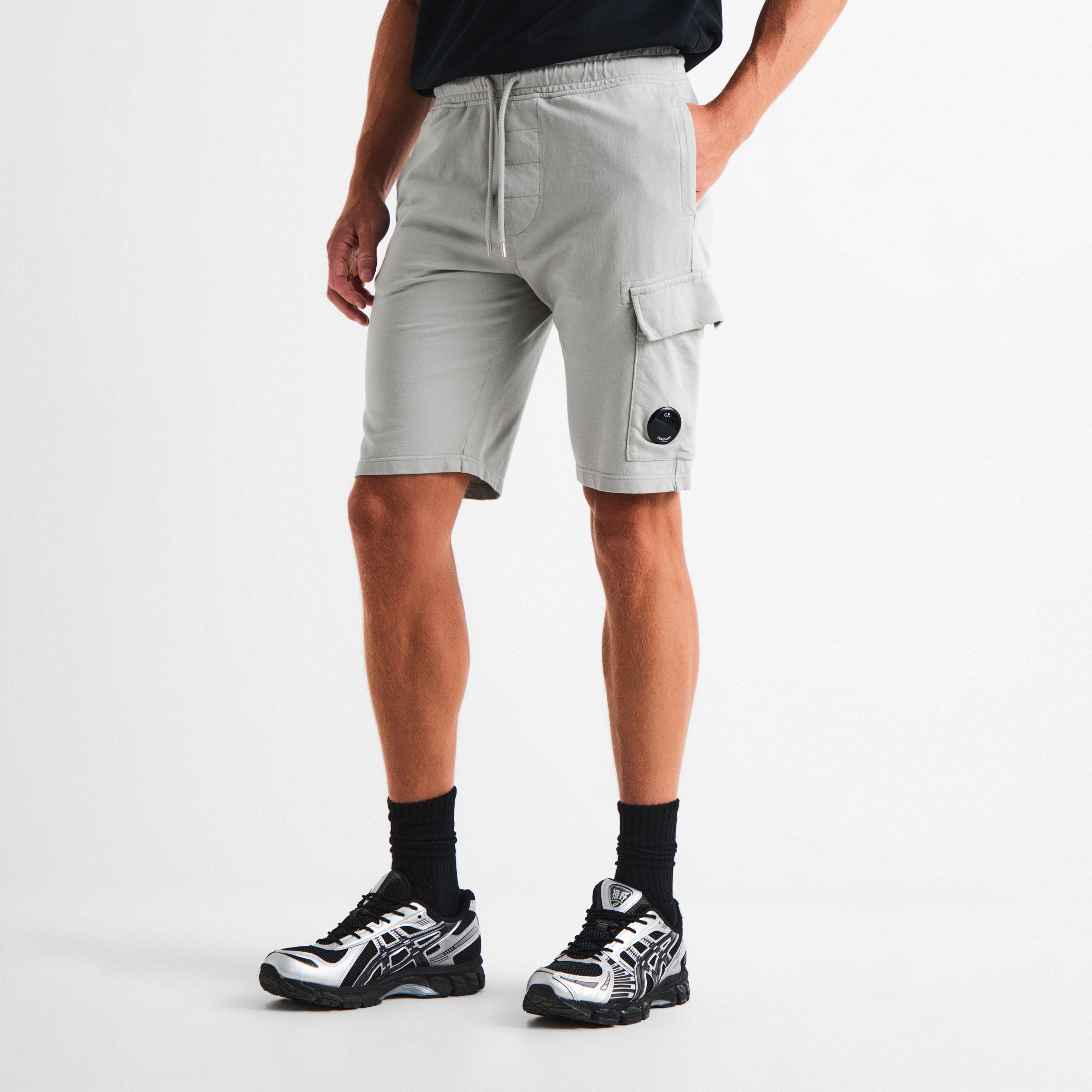 Dove 904 - CP Company - Men's Micro Lens Fleece Jogger Shorts - 3