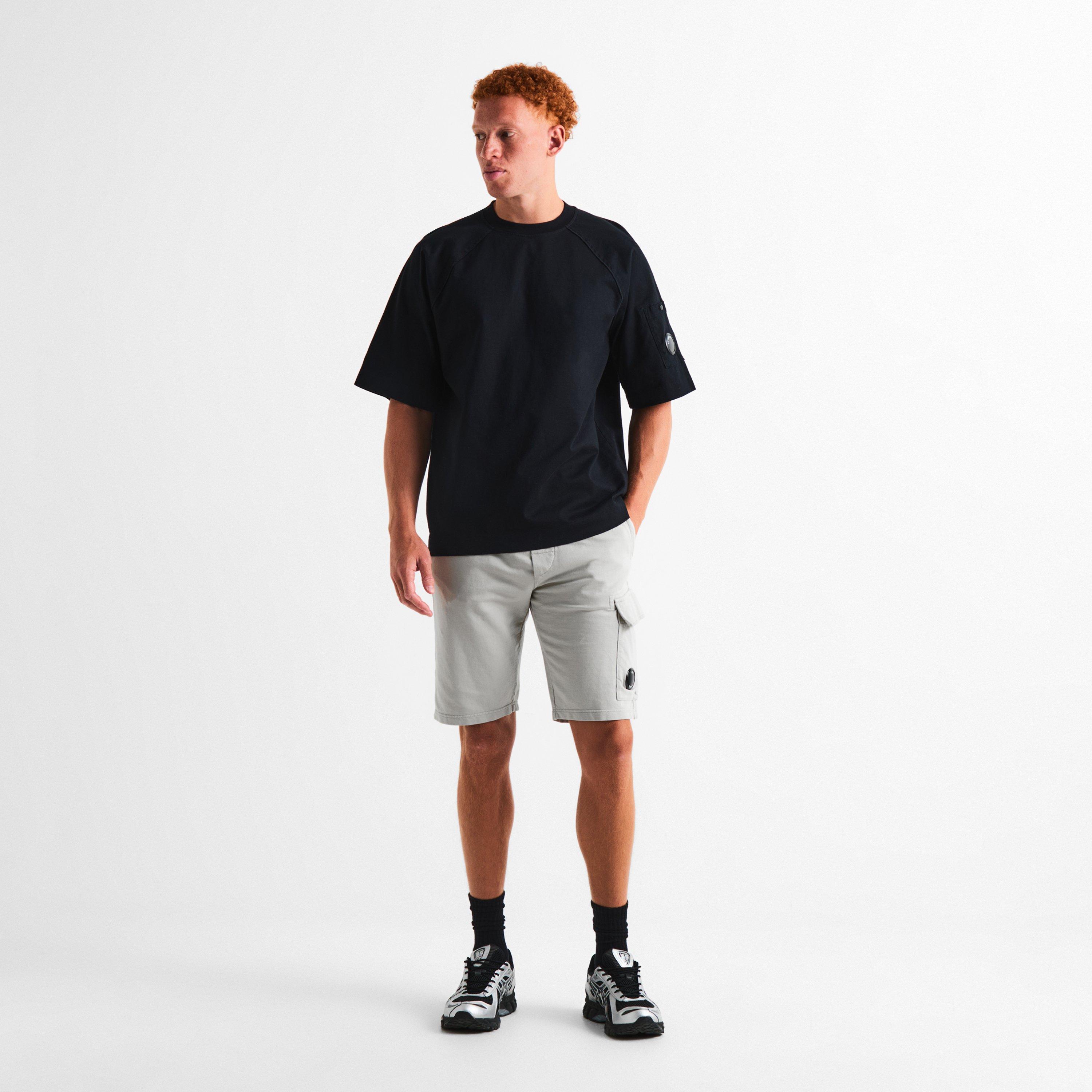 Dove 904 - CP Company - Men's Micro Lens Fleece Jogger Shorts - 6