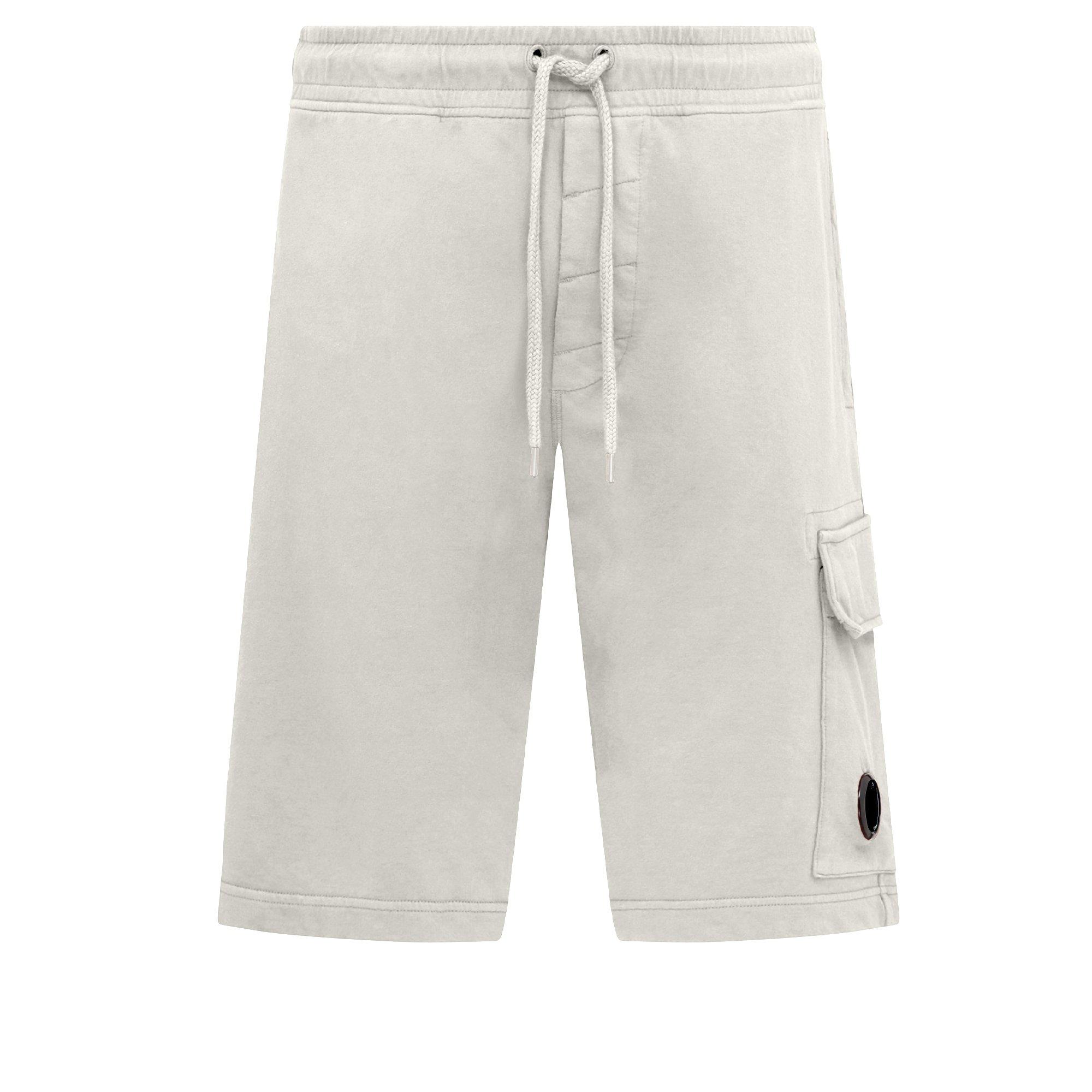 Cp Company Men's Micro Lens Fleece Jogger Shorts - Grey M94 - XS (44)
