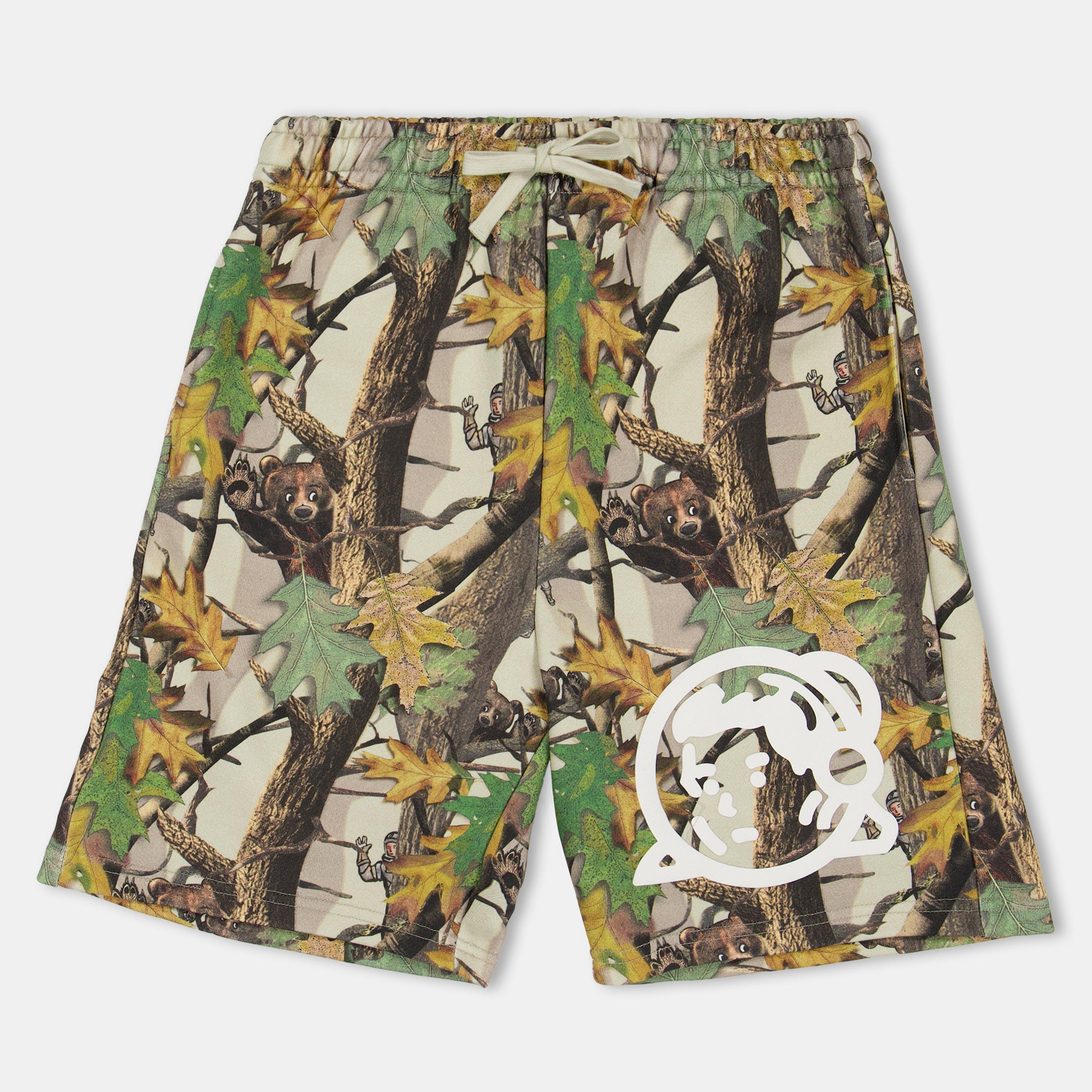 Camo Multi - Billionaire Boys Club - Unisex Fleece Shorts, Kids - 1