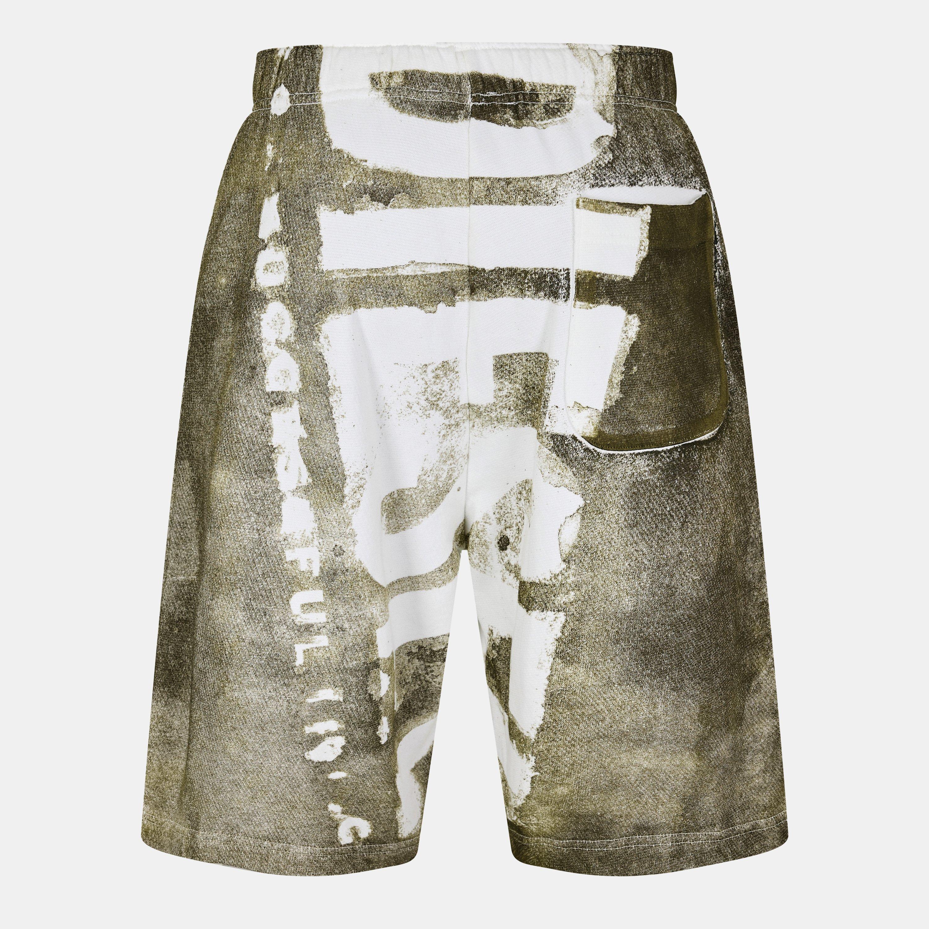 Beech - Diesel - Men's Fleece Jogger Shorts - 2