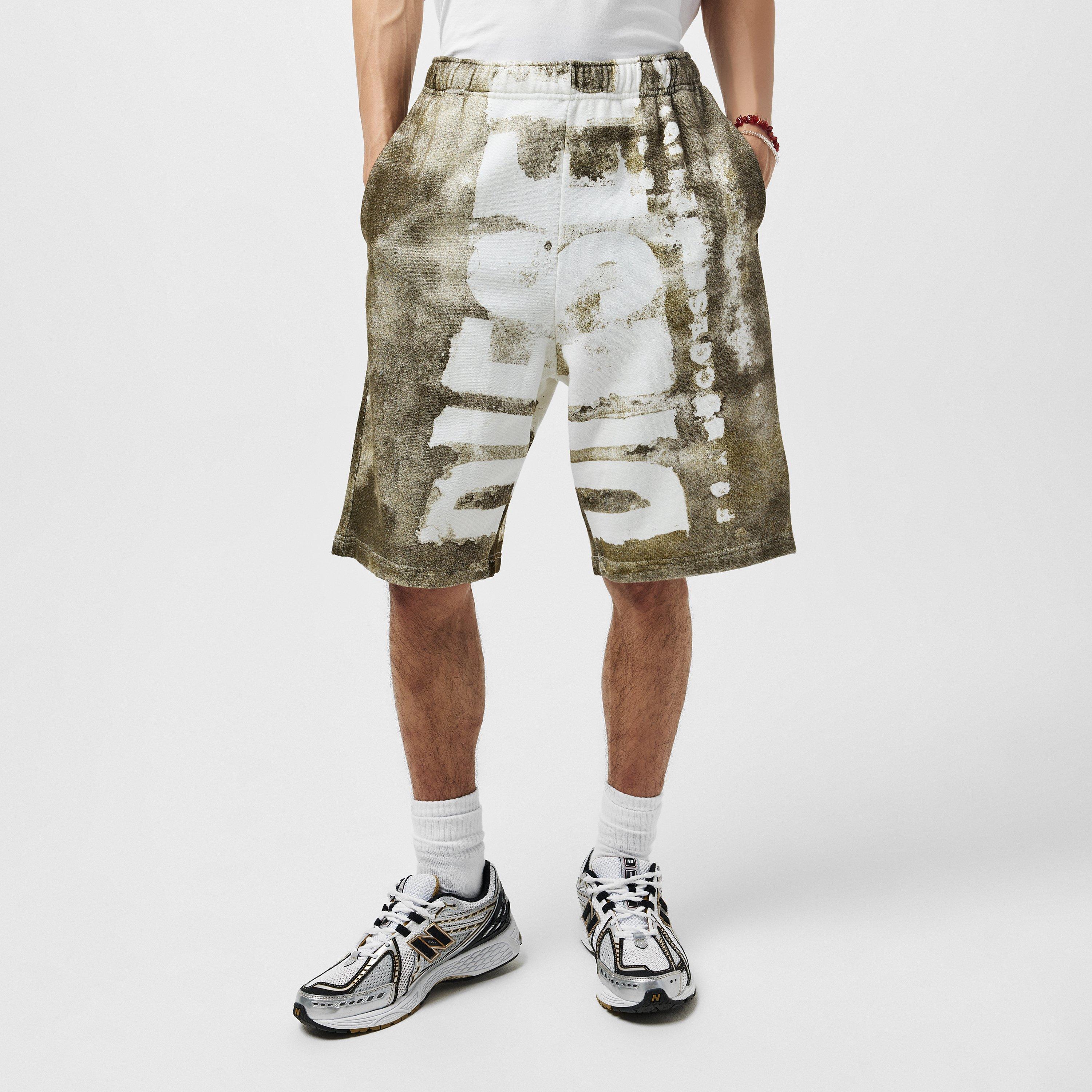 Beech - Diesel - Men's Fleece Jogger Shorts - 3