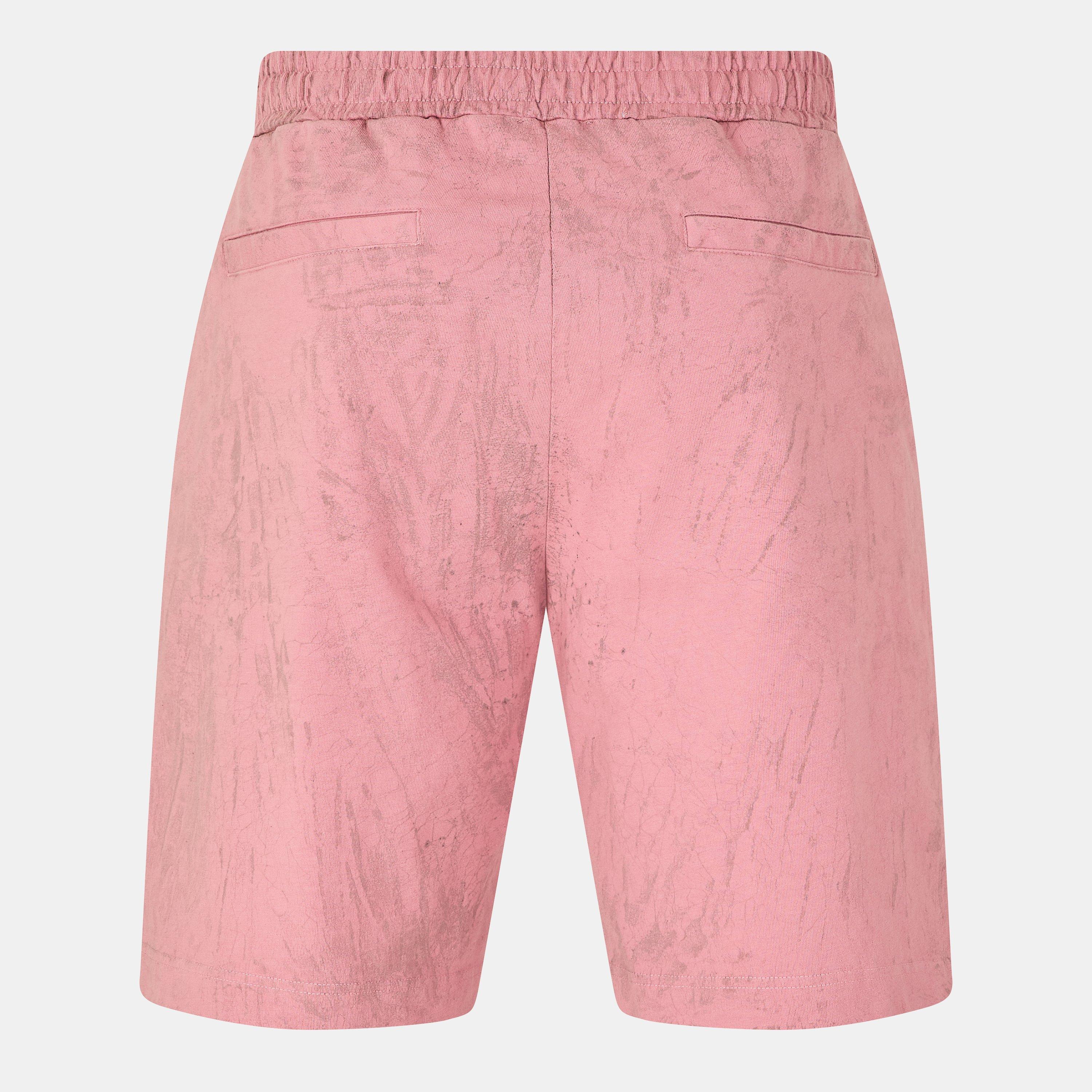 Pink - Diesel - Men's Fleece Jogger Shorts - 2