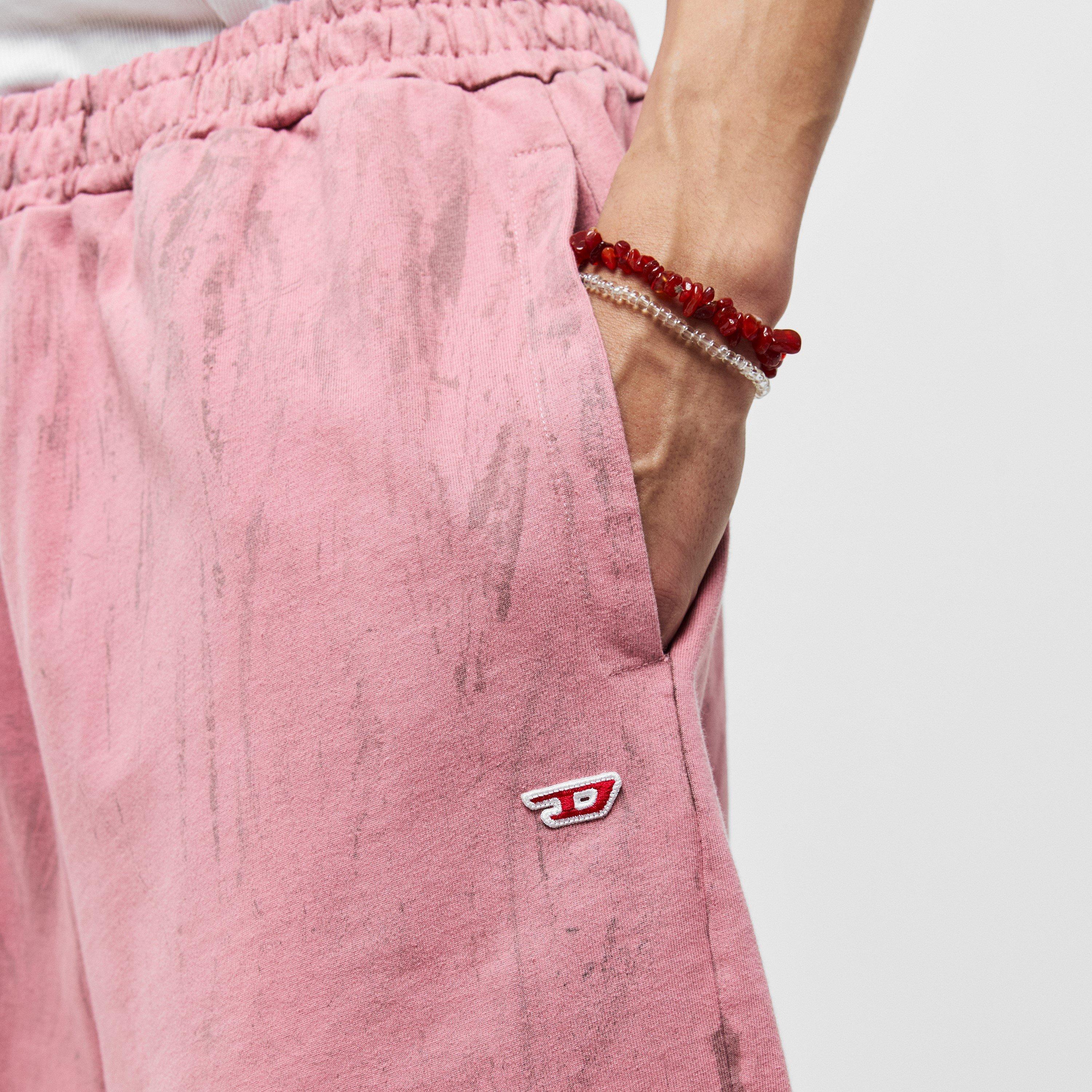 Pink - Diesel - Men's Fleece Jogger Shorts - 5