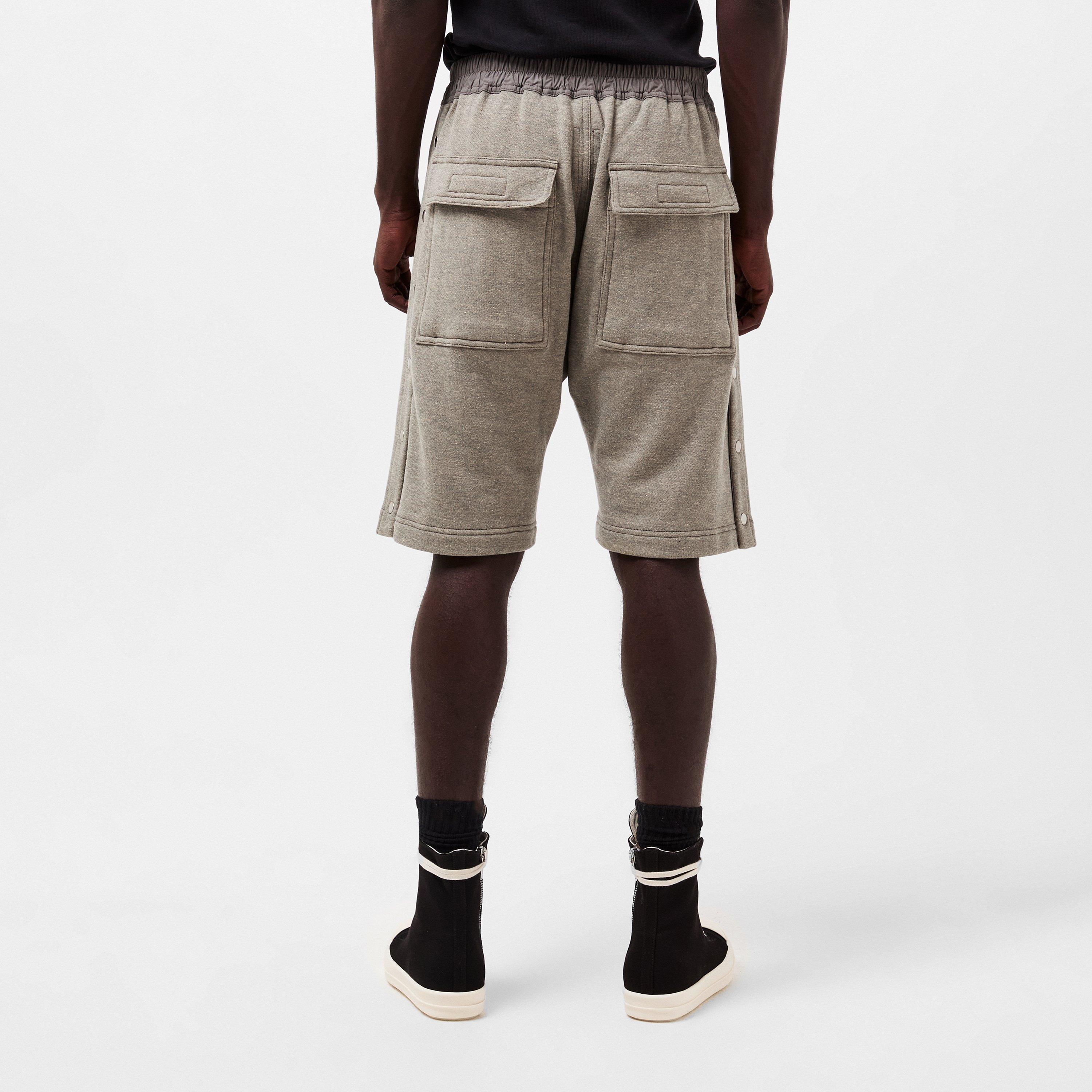 Grey 178 - Rick Owens Drkshdw - Men's Fleece Jogger Shorts - 4