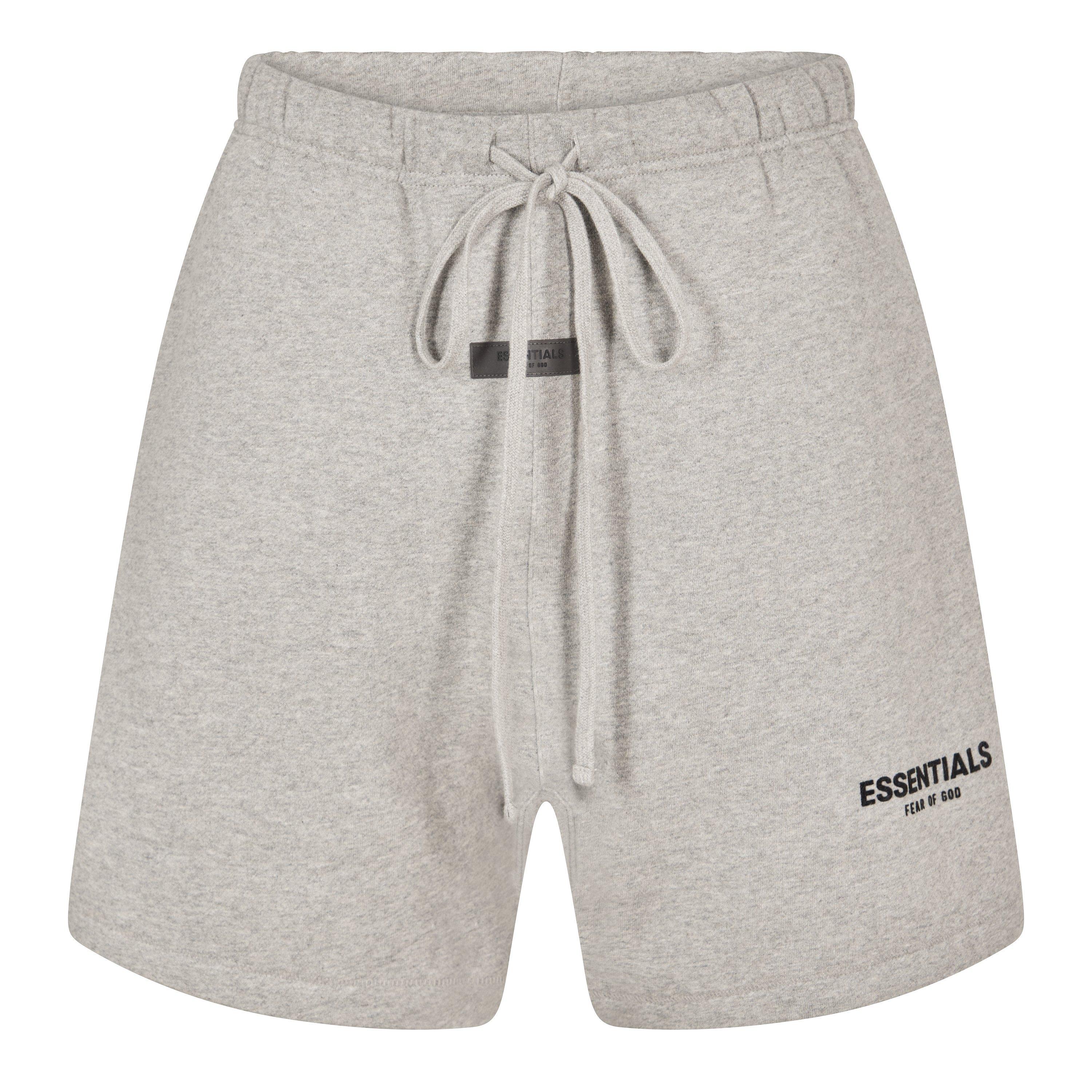 Grey - Fear Of God Essentials - Men's Fleece Jogger Shorts - 1