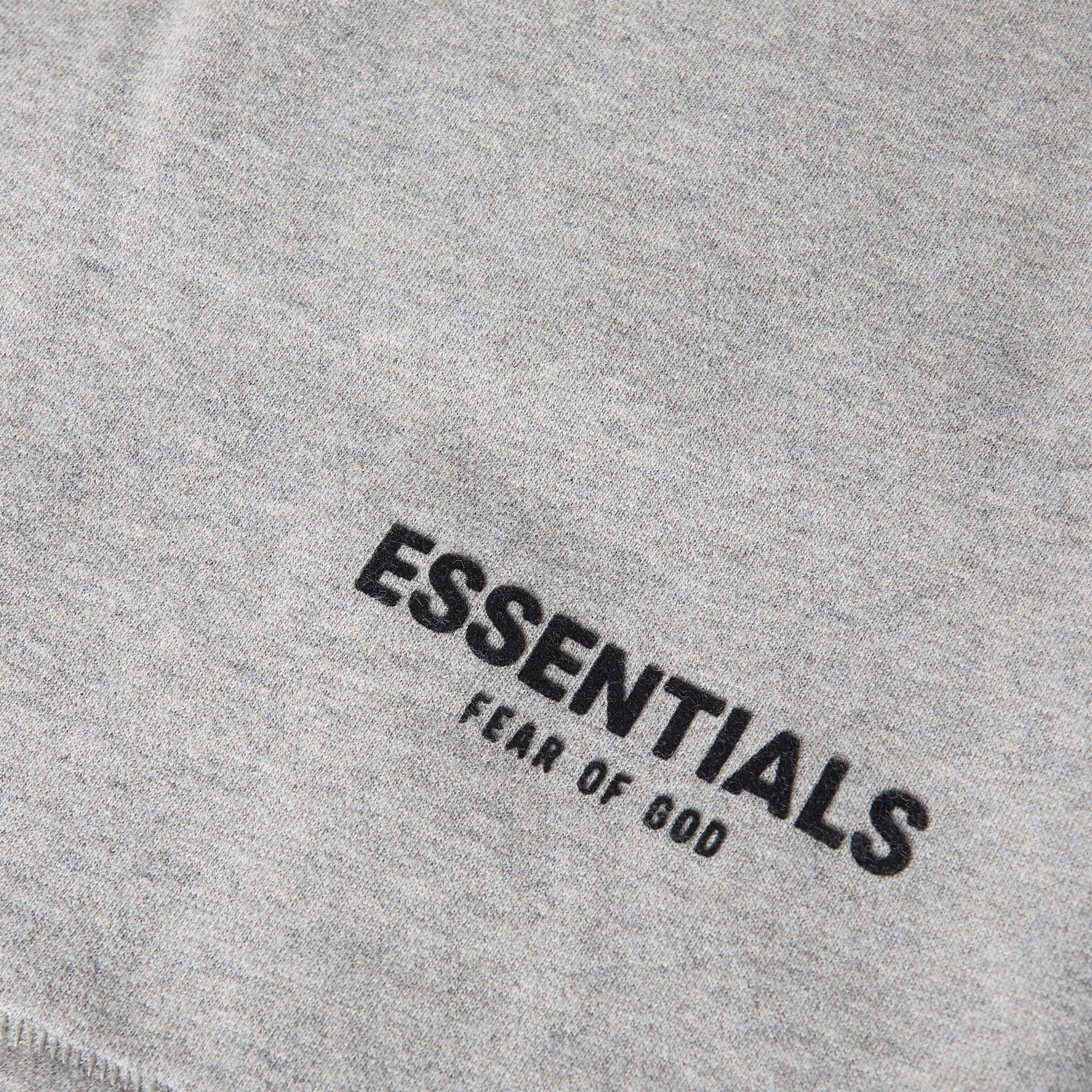 Grey - Fear Of God Essentials - Men's Fleece Jogger Shorts - 3