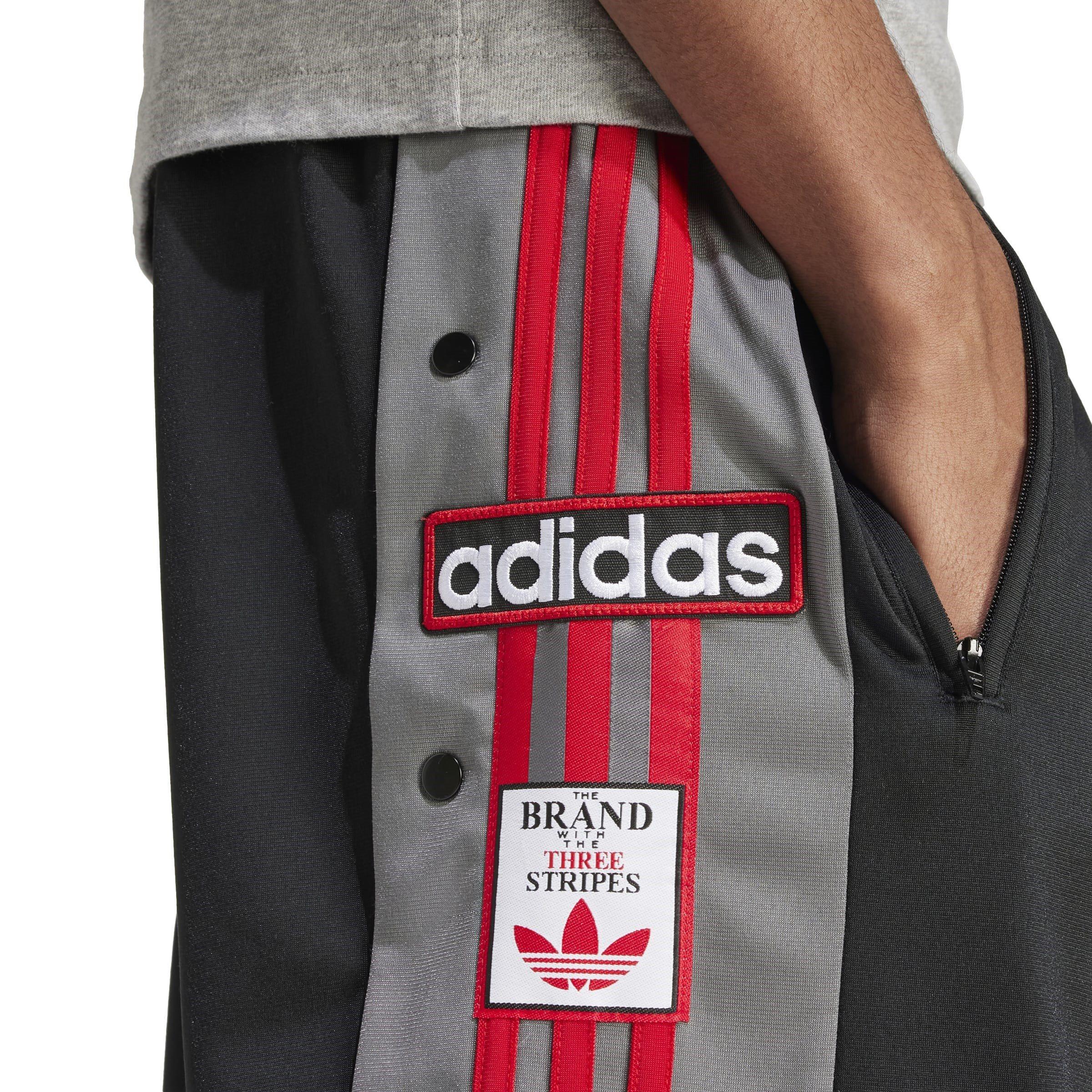 Black/Grefou/Be - adidas Originals - Adibreak Fleece Jogger Shorts - 6