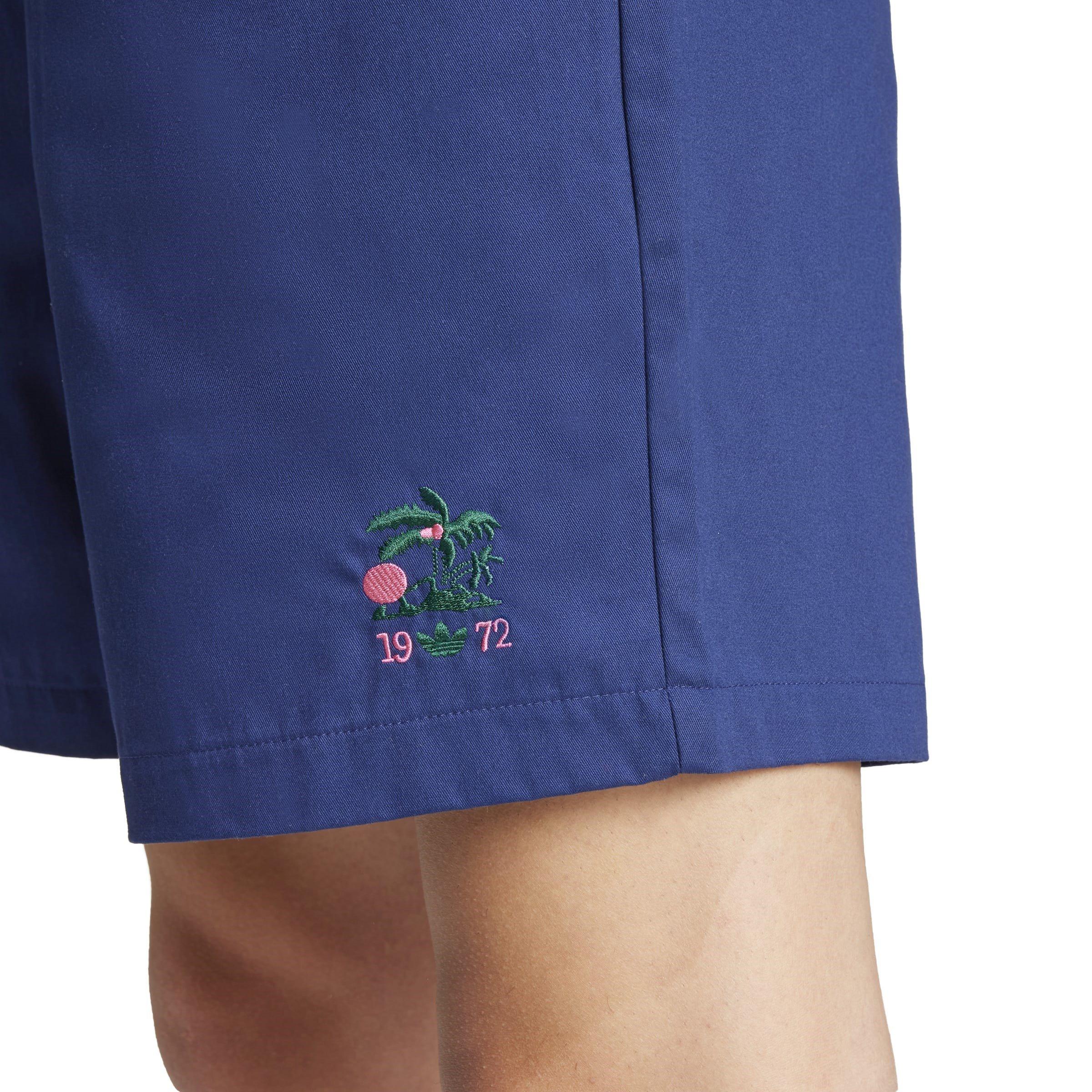 Azul Escuro - adidas Originals - Fleece Jogger Shorts - 5