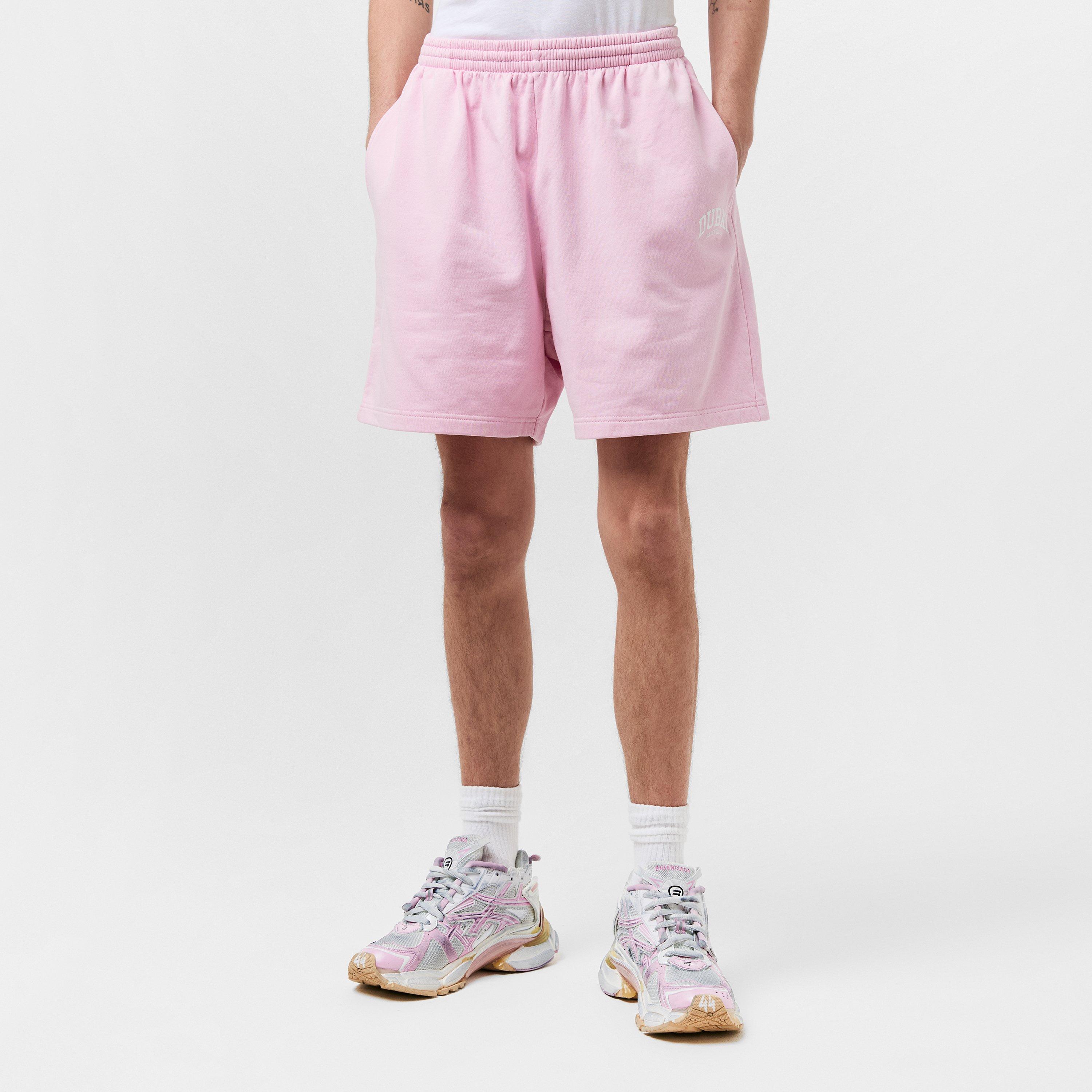 Pink/White - Balenciaga - Men's Jersey Shorts - 3