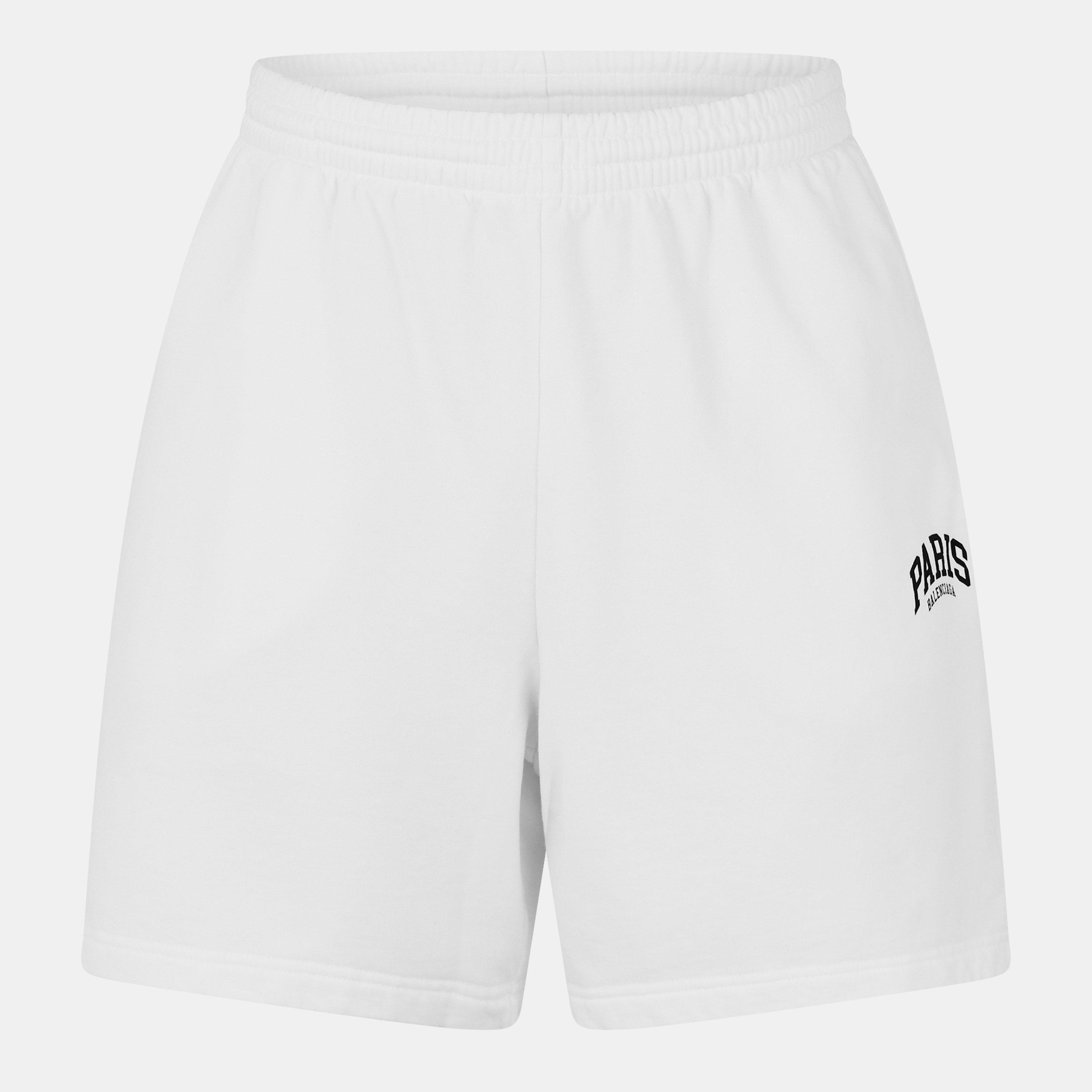 White/Black W - Balenciaga - Men's Jersey Shorts - 1