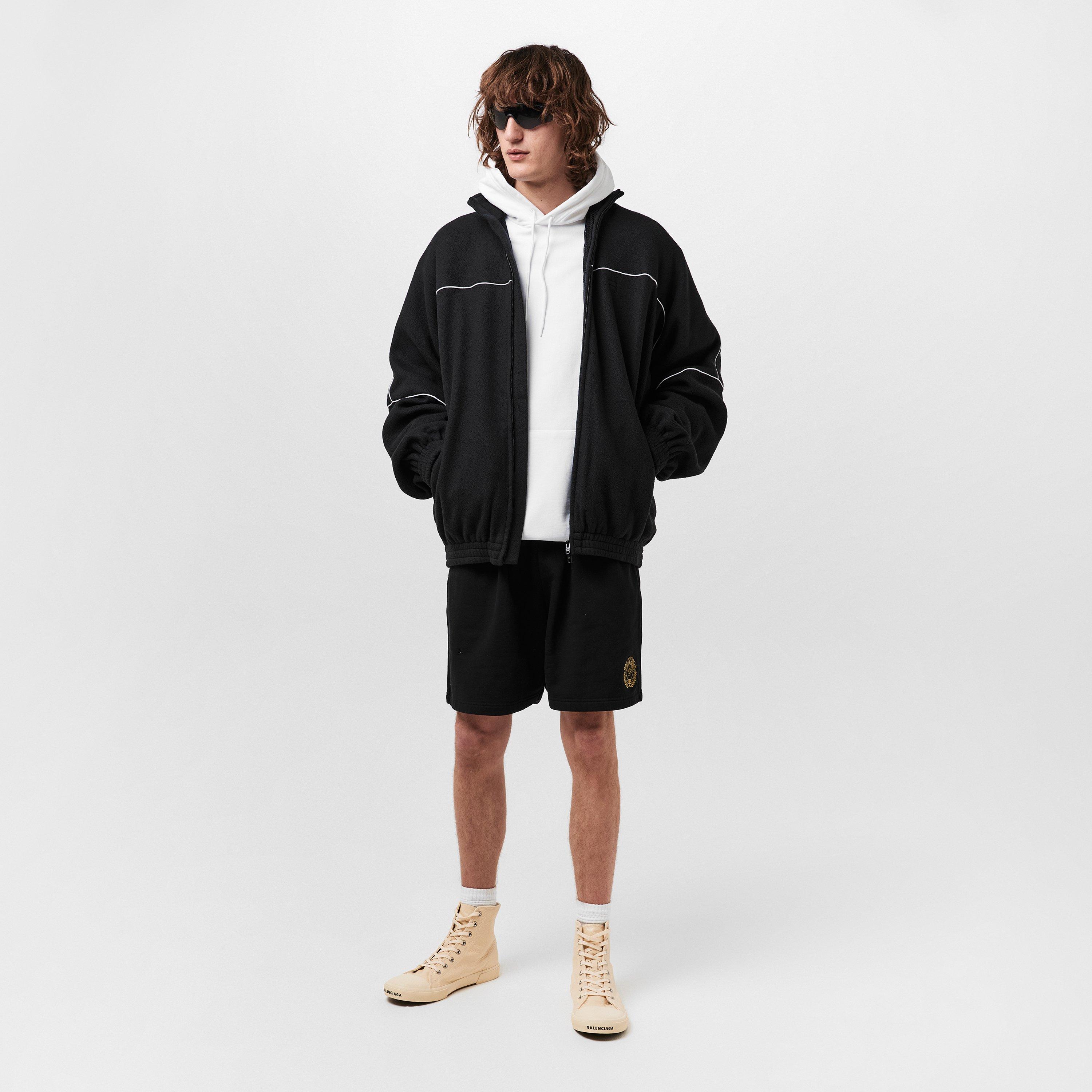 Black/Gold - Balenciaga - Men's Jersey Shorts - 6