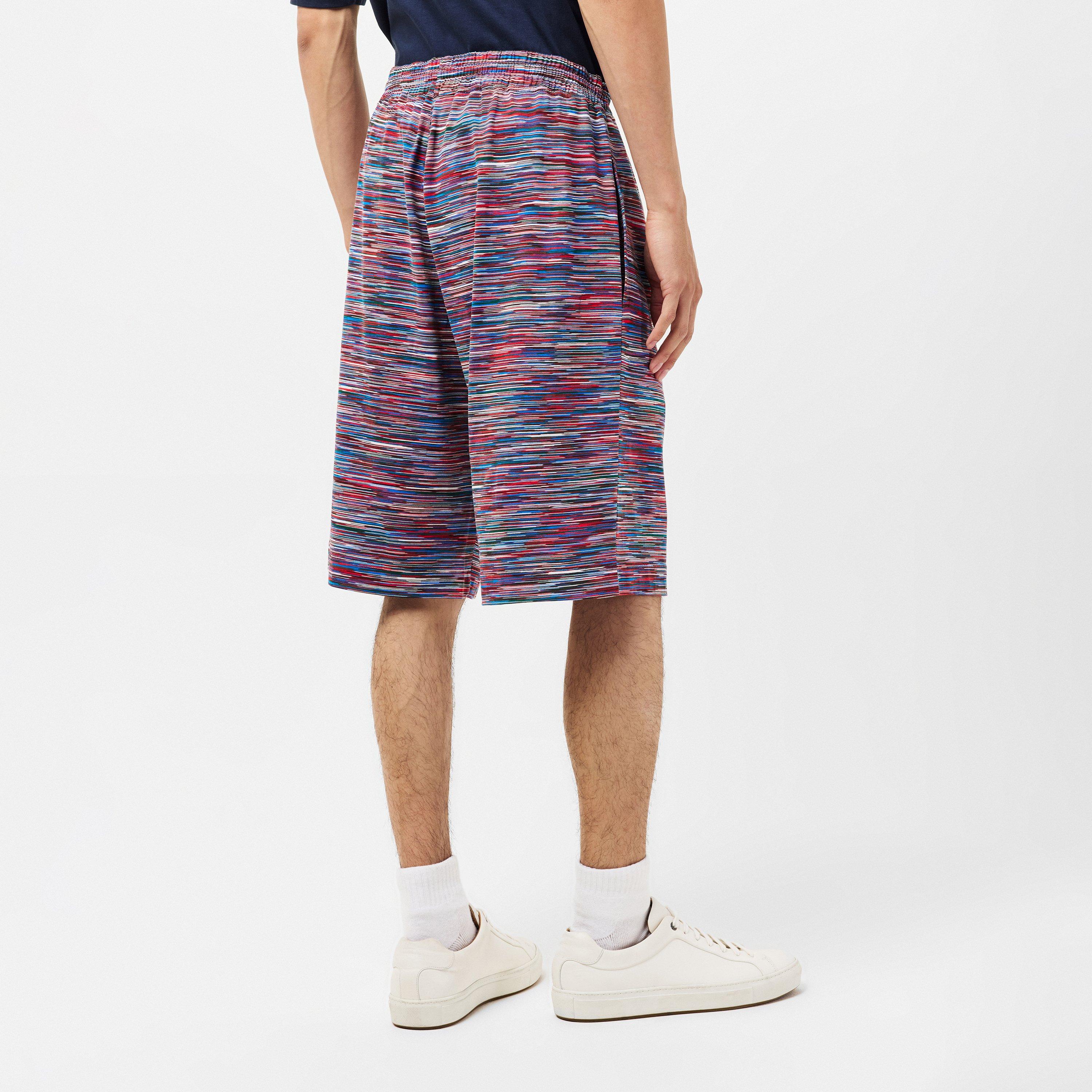 Multi Blu - Missoni - Fleece Jogger Shorts - 4