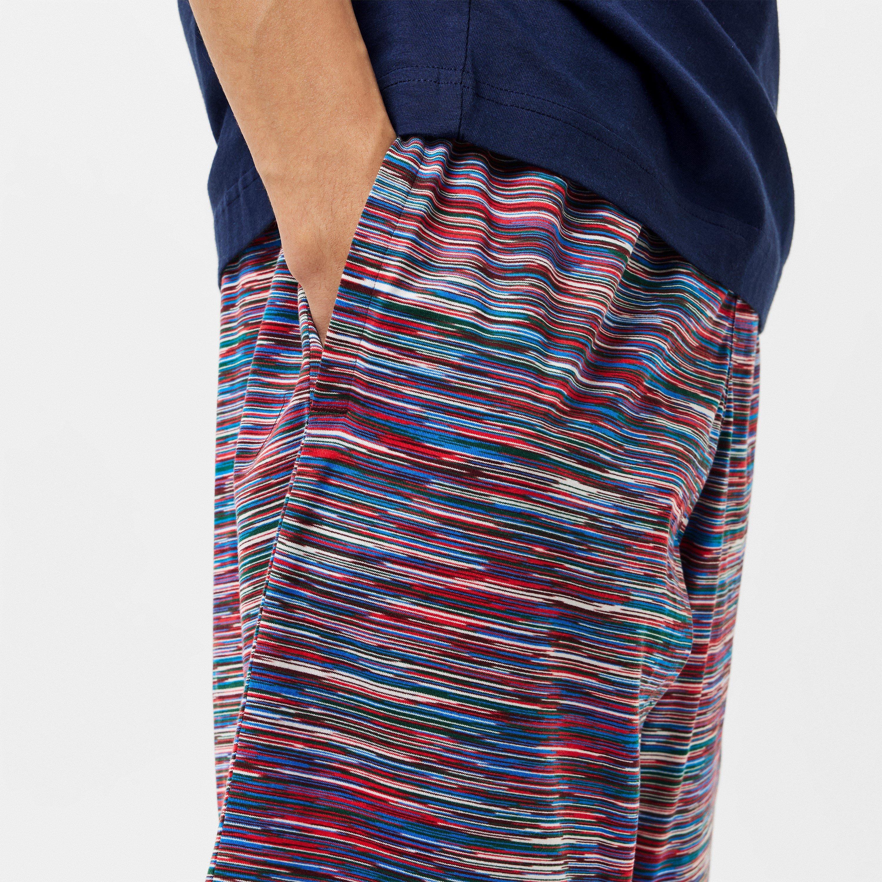 Multi Blu - Missoni - Fleece Jogger Shorts - 5