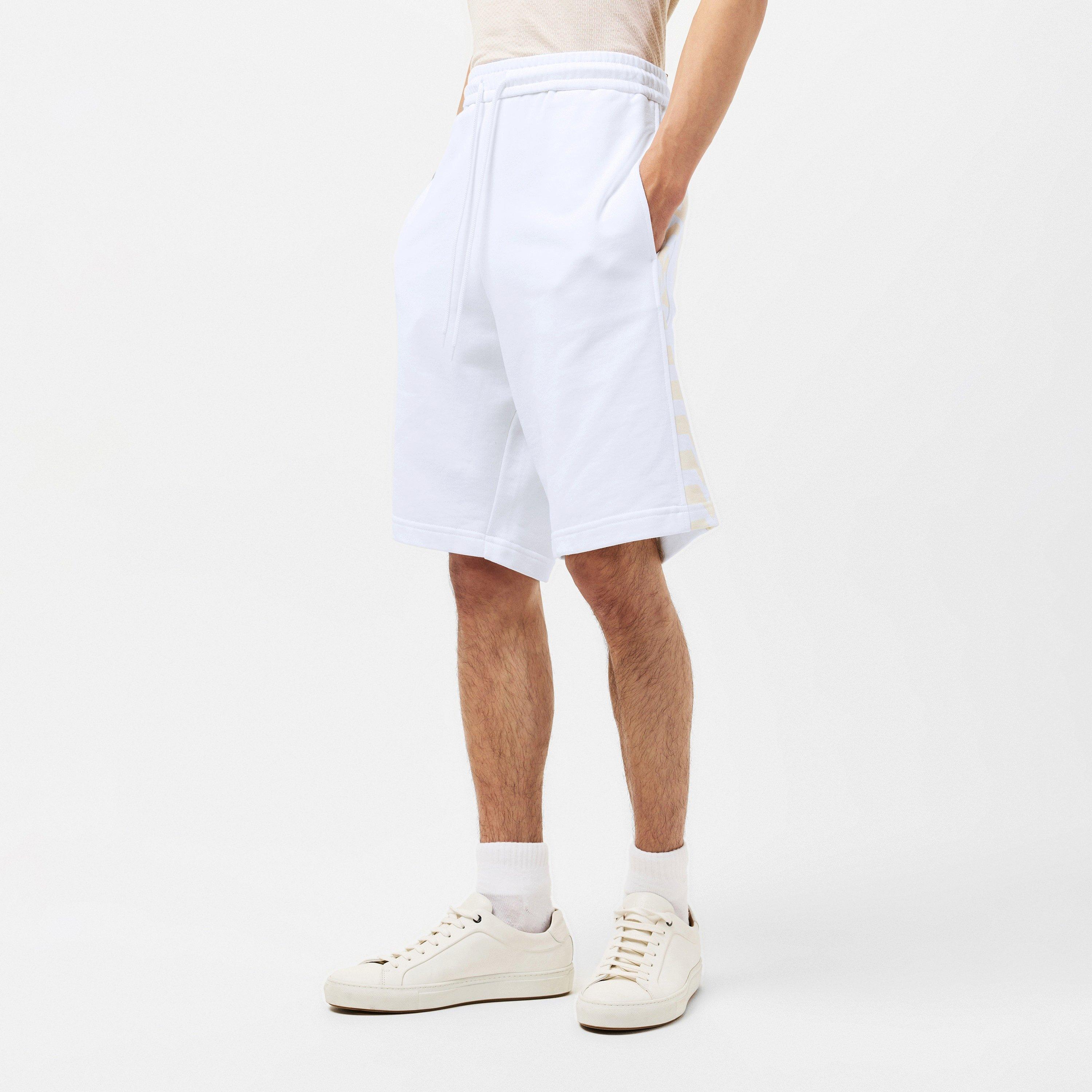 White/Beige - Missoni - Fleece Jogger Shorts - 3