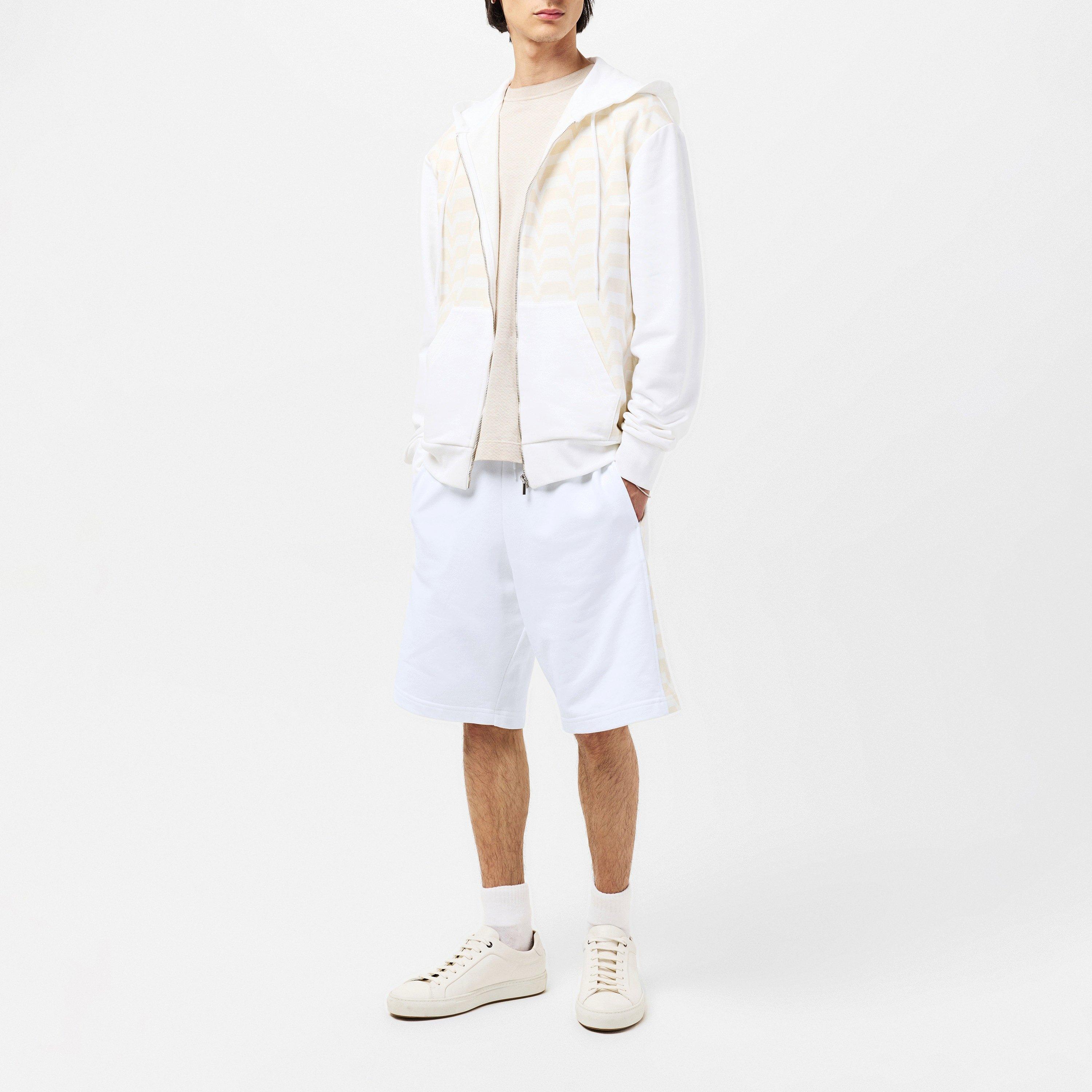 White/Beige - Missoni - Fleece Jogger Shorts - 6