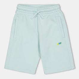 Off White Kids Fleece Shorts