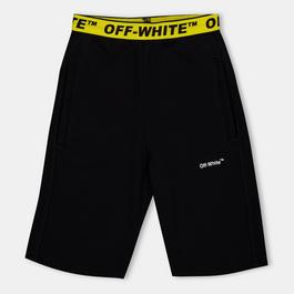 Off White Kids Fleece Shorts