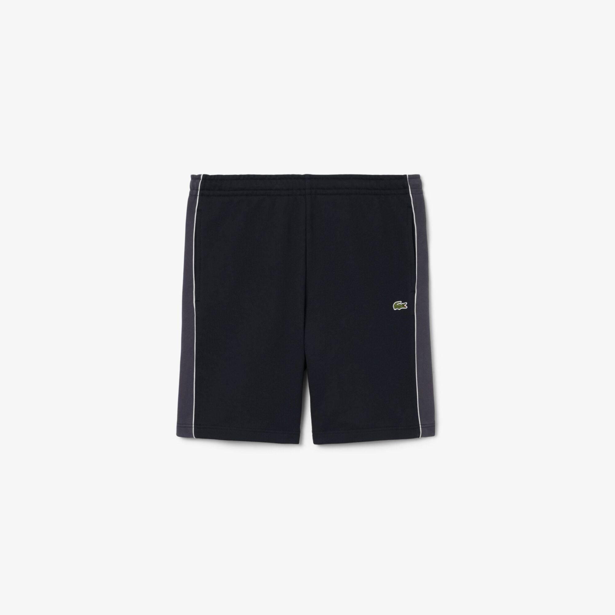 Lacoste Men's Black Fleece Jogger Shorts - Black 4CI - XL