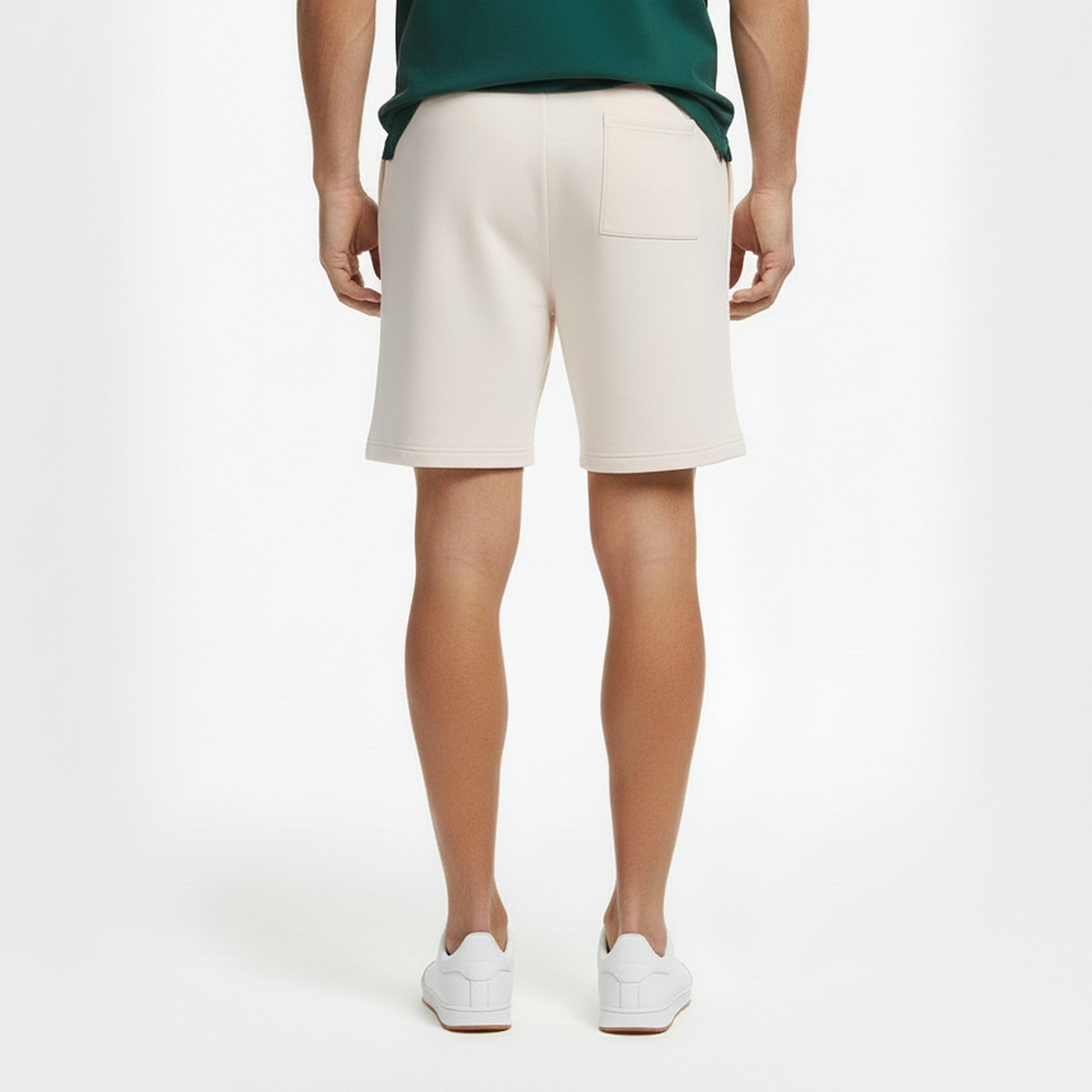 White - Slazenger - Men's Fleece Jogger Shorts - 4